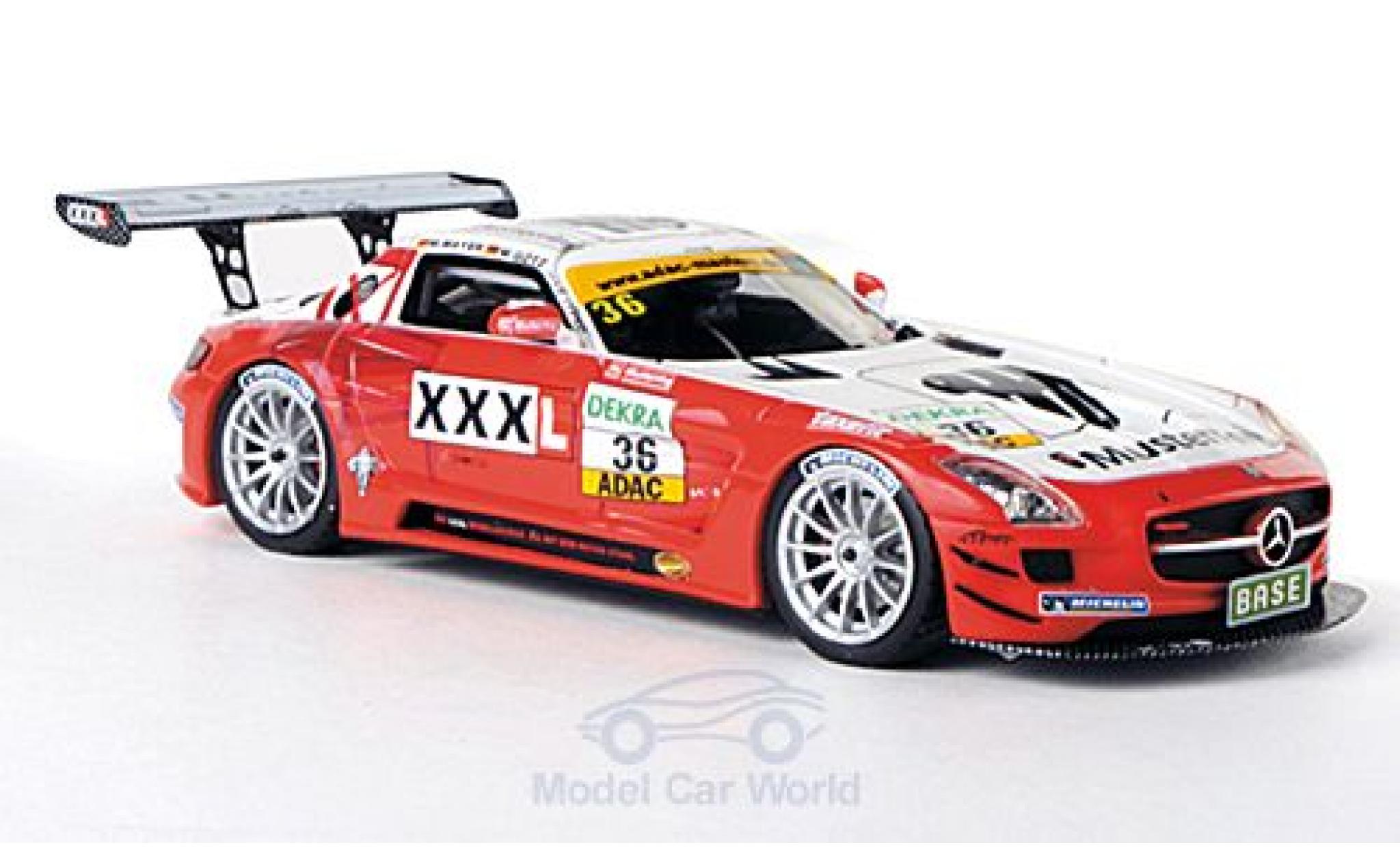Mercedes SLS 1/43 Schuco AMG GT3 No.36 MS Racing Musterring ADAC GT Masters 2011 M.Mayer/M.G&ouml;tz modelauto