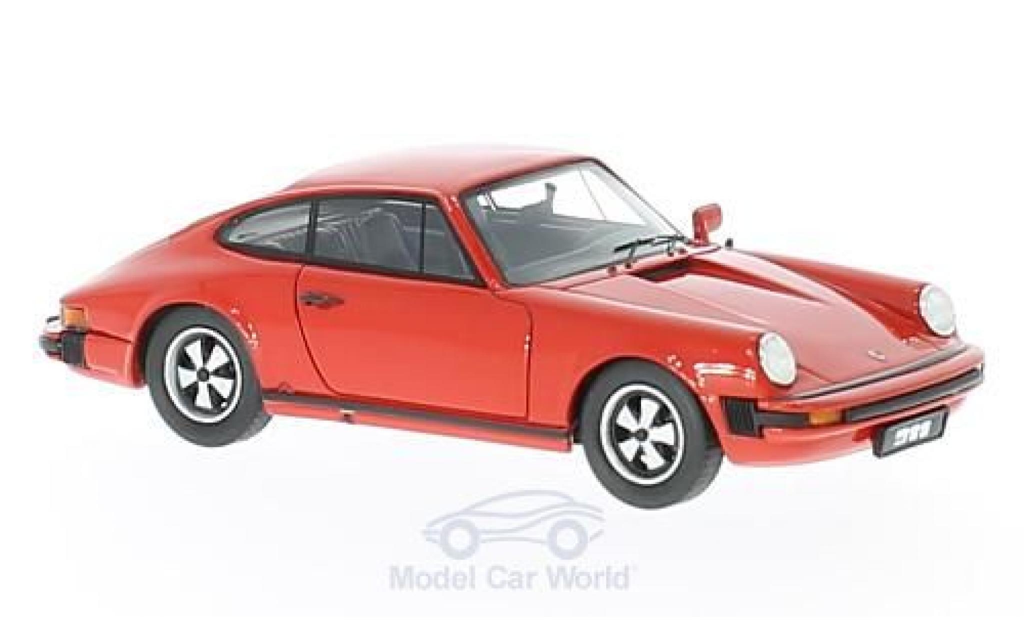 Porsche 930 SC 1/43 Schuco 911 Coupe rood 1975 modelauto