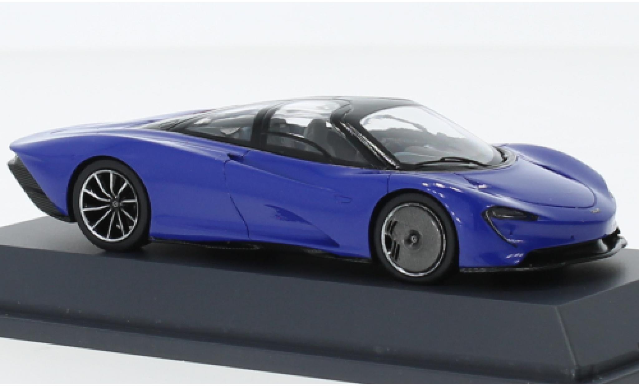 McLaren Speedtail 1/43 Schuco ProR SpeedTail blauw 2020 modelauto