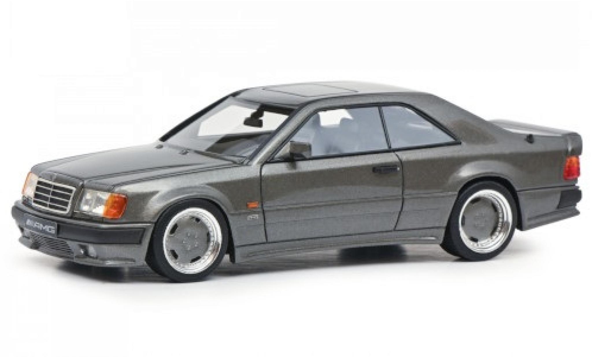 Mercedes Classe E 1/43 Schuco 300 CE 6.0 AMG (C124) metallic grijs 1988 modelauto