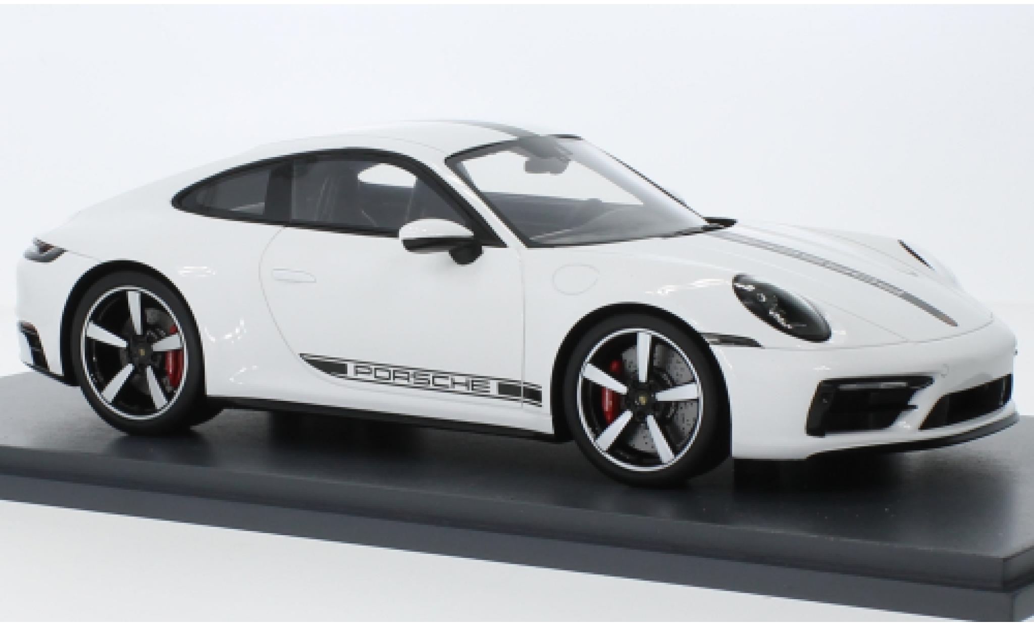 Porsche 992 4S 1/18 Schuco ProR 911  Carrera wit 2019 modelauto