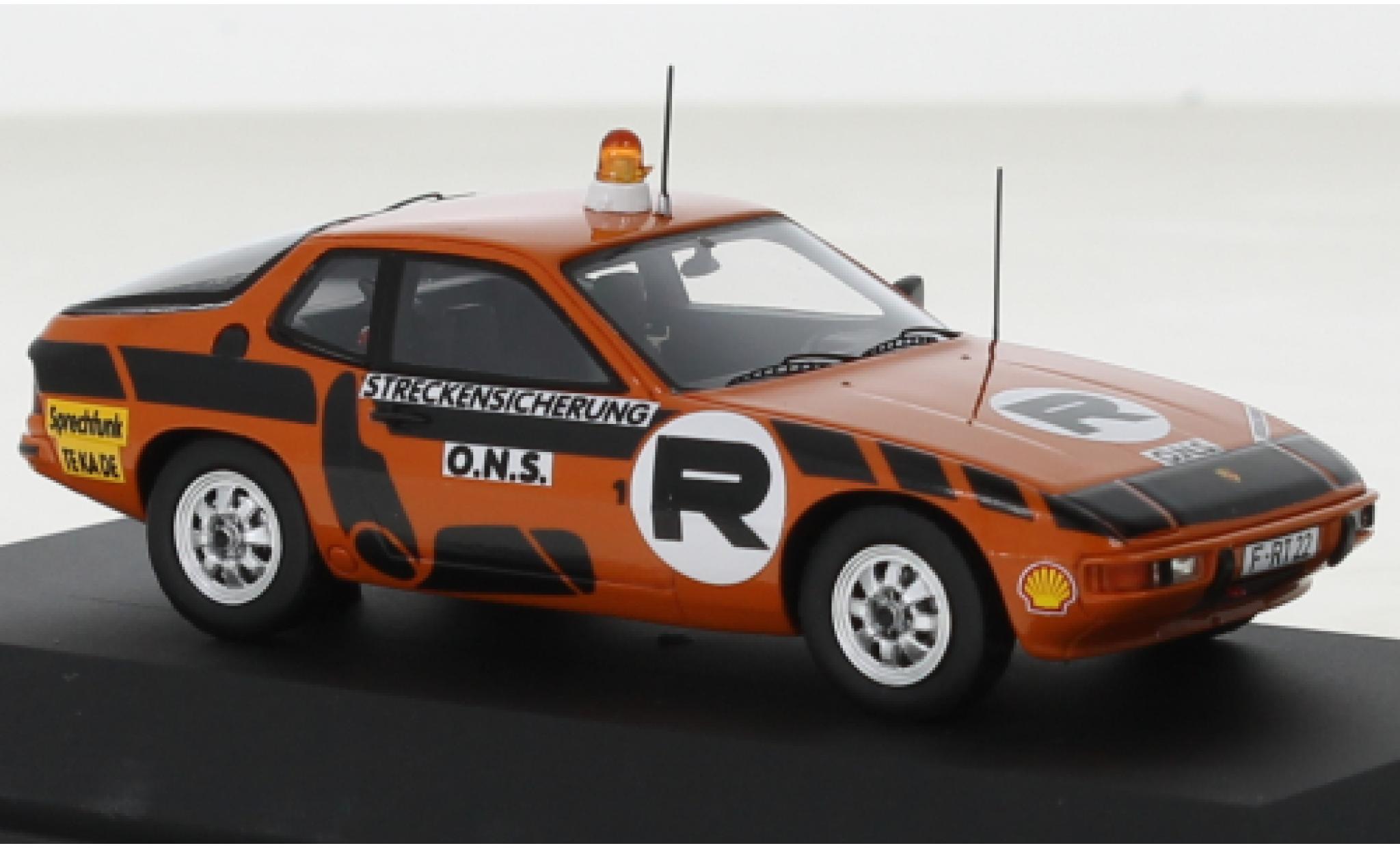 Porsche 924 1/43 Schuco ONS-Streckensicherung modelauto