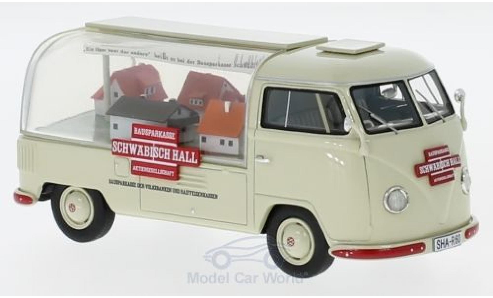 Volkswagen T1 B 1/43 Schuco a Schw&auml;bisch Hall modelauto