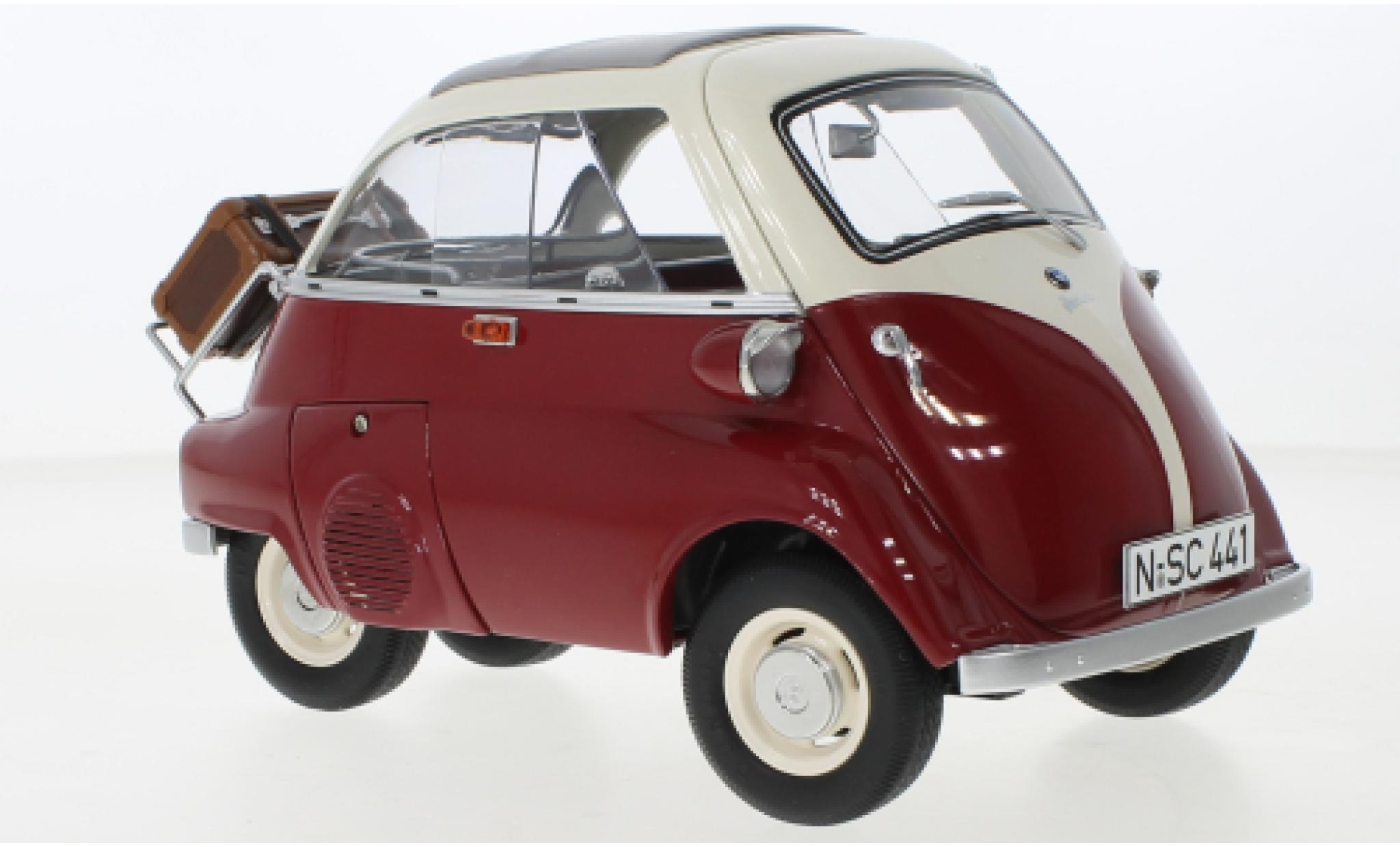 Bmw Isetta 1/12 Schuco Export rood/wit 1957 modelauto