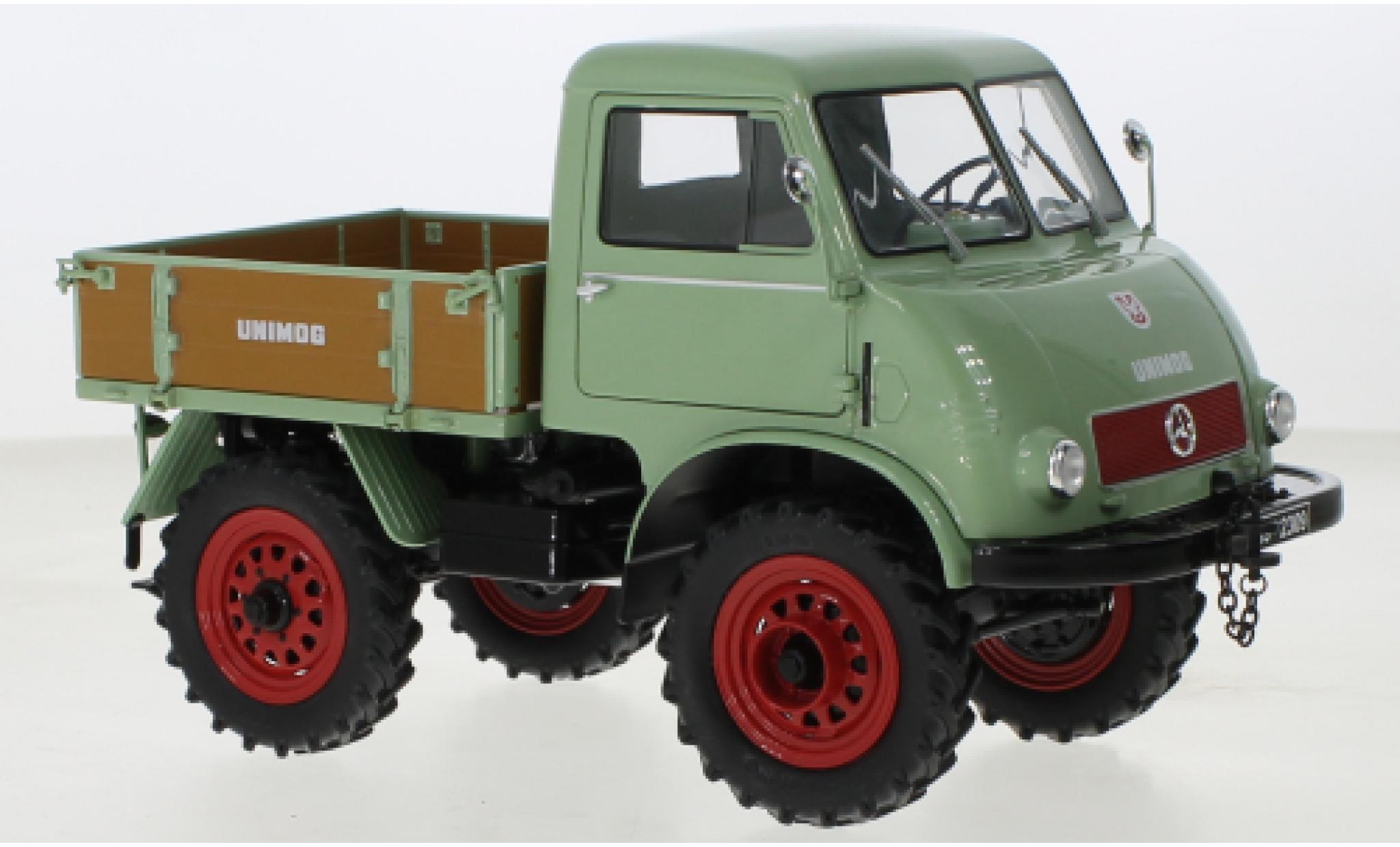 Mercedes Unimog 1/18 Schuco U401 groen modelauto