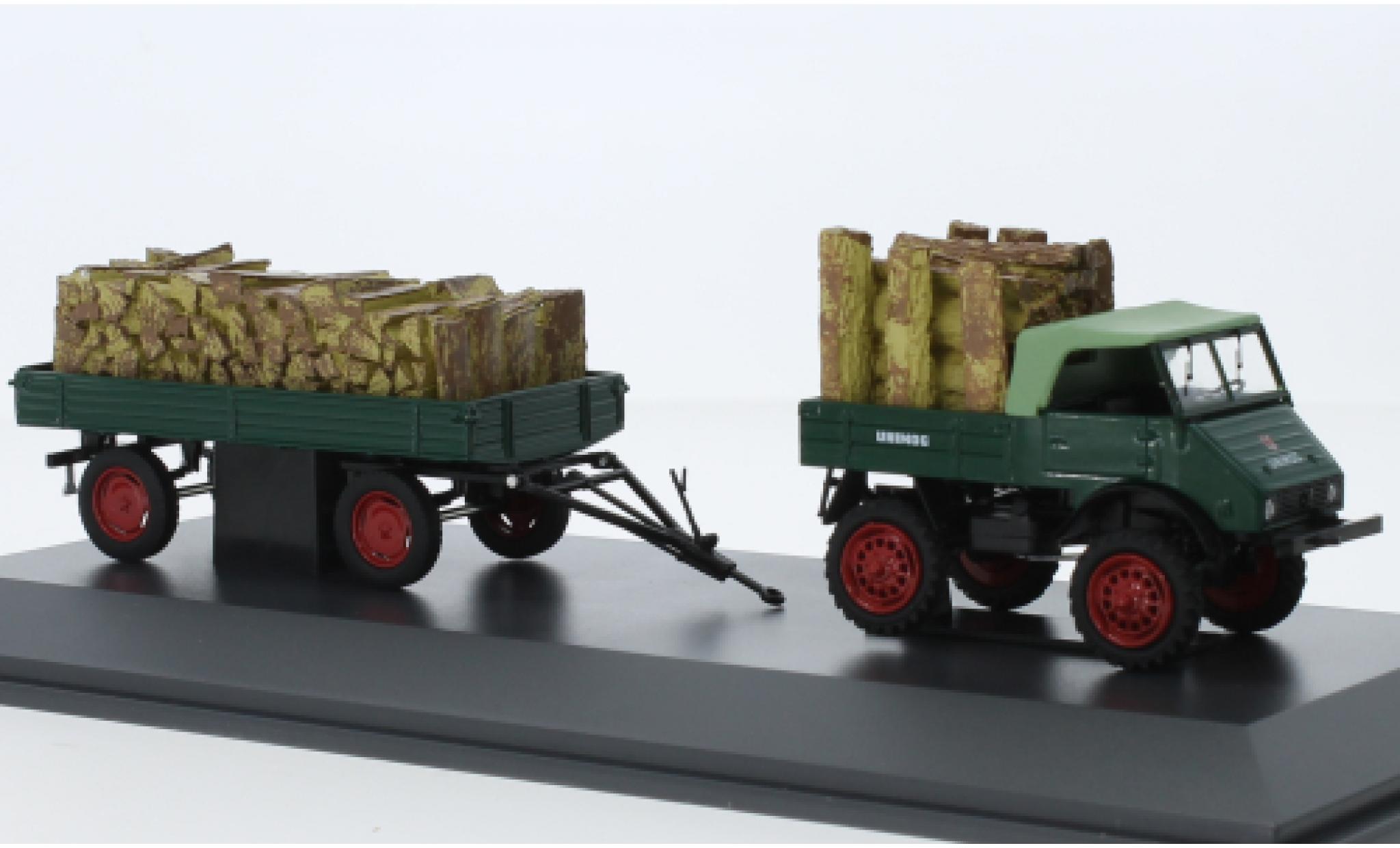 Mercedes Unimog 1/43 Schuco U401 groen 1954 modelauto