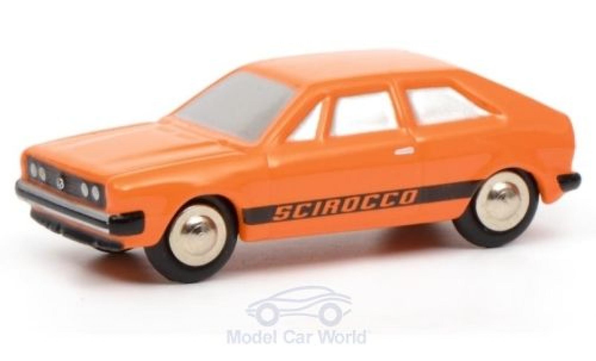 Volkswagen Scirocco 1/90 Schuco I oranje modelauto