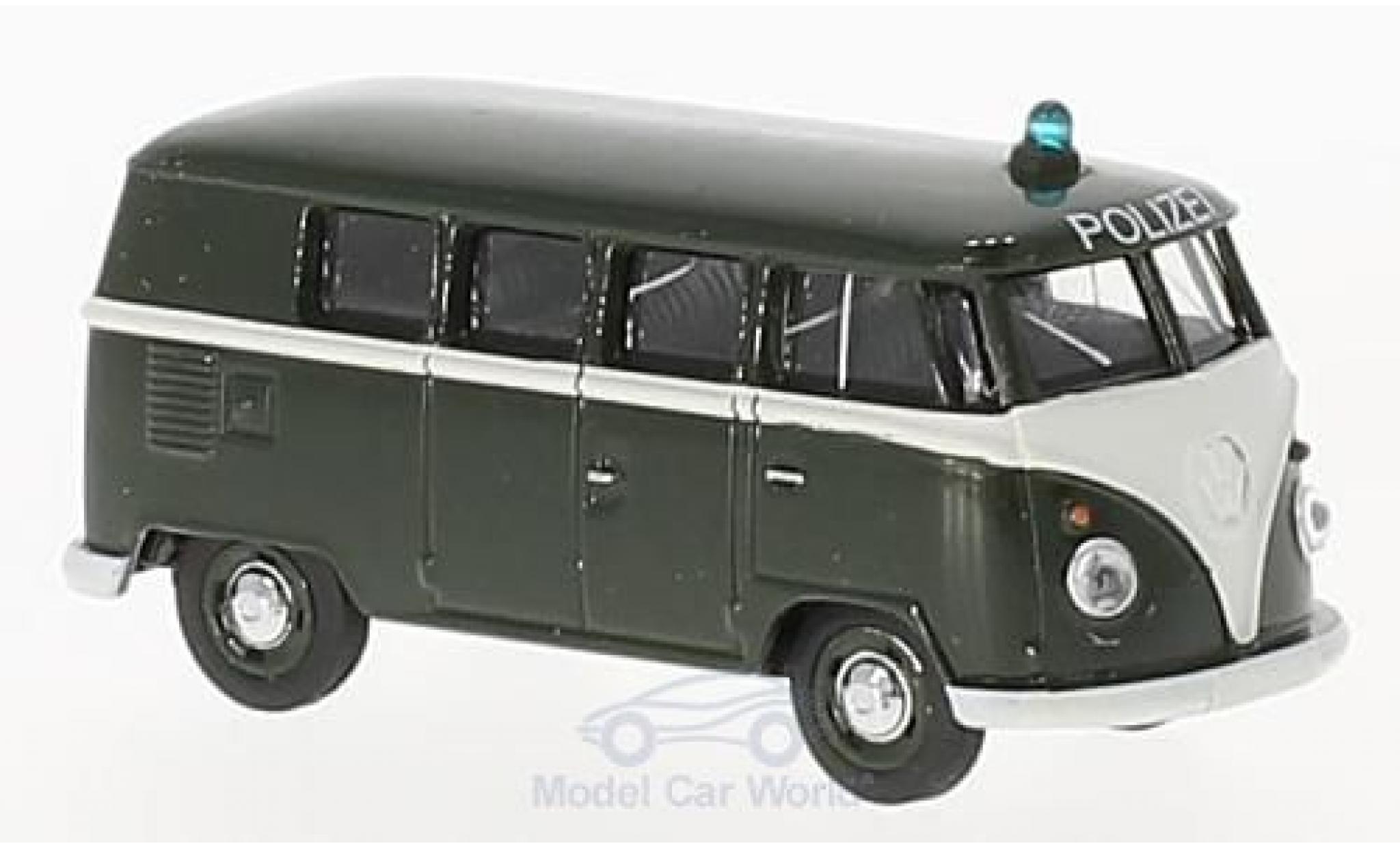 Volkswagen T1 B 1/64 Schuco Bus Politie modelauto