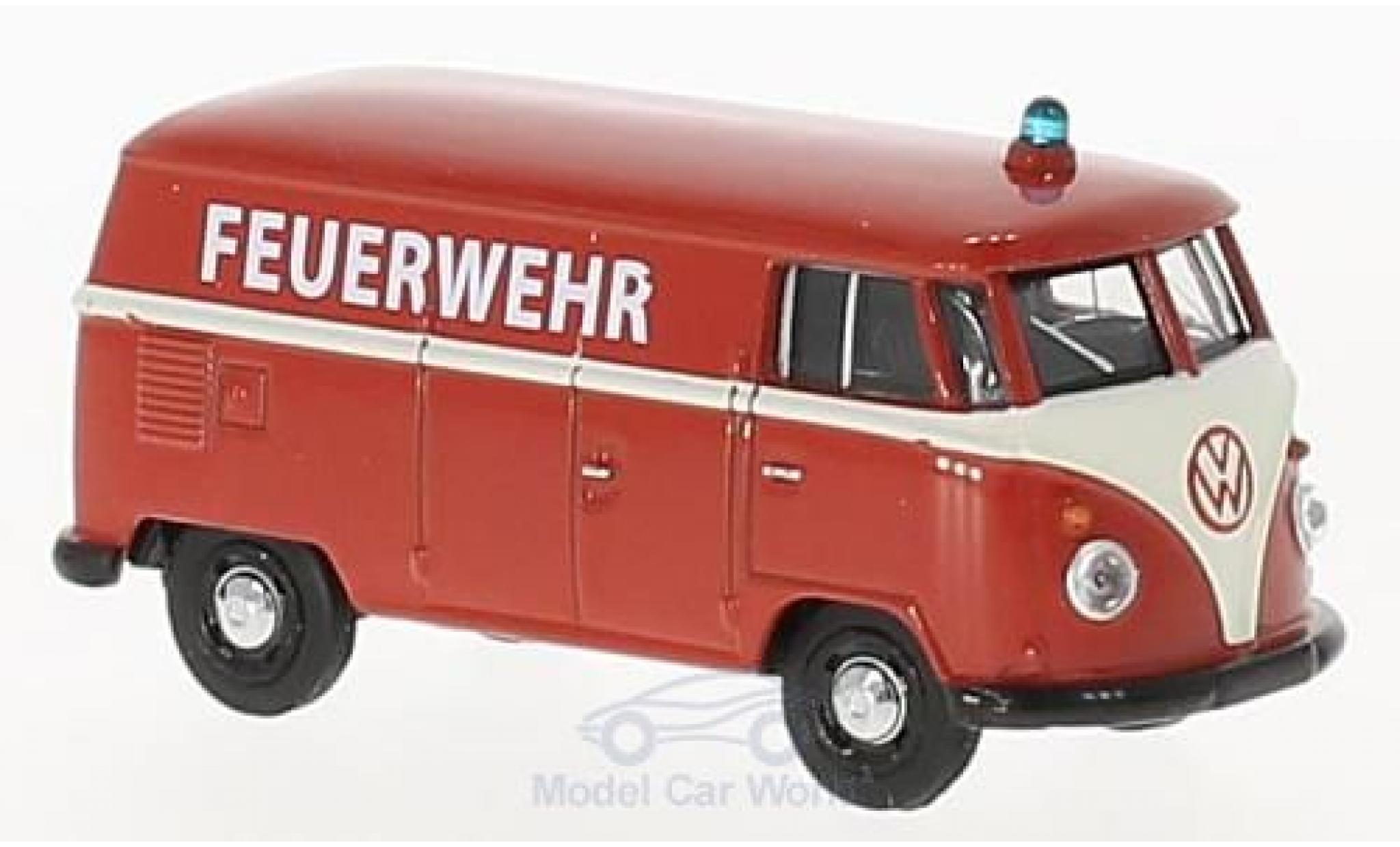 Volkswagen T1 A 1/64 Schuco Bestelwagen Brandweer modelauto