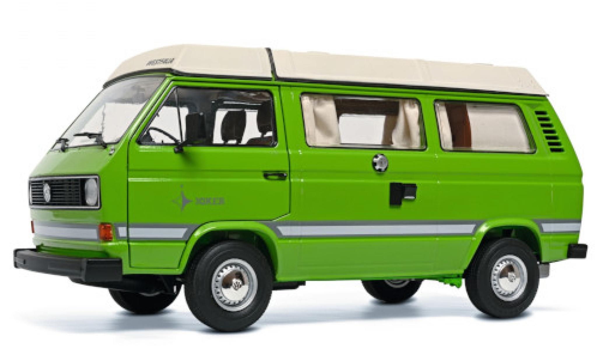 Volkswagen T3 1/18 Schuco a Westfalia Joker groen/wit modelauto