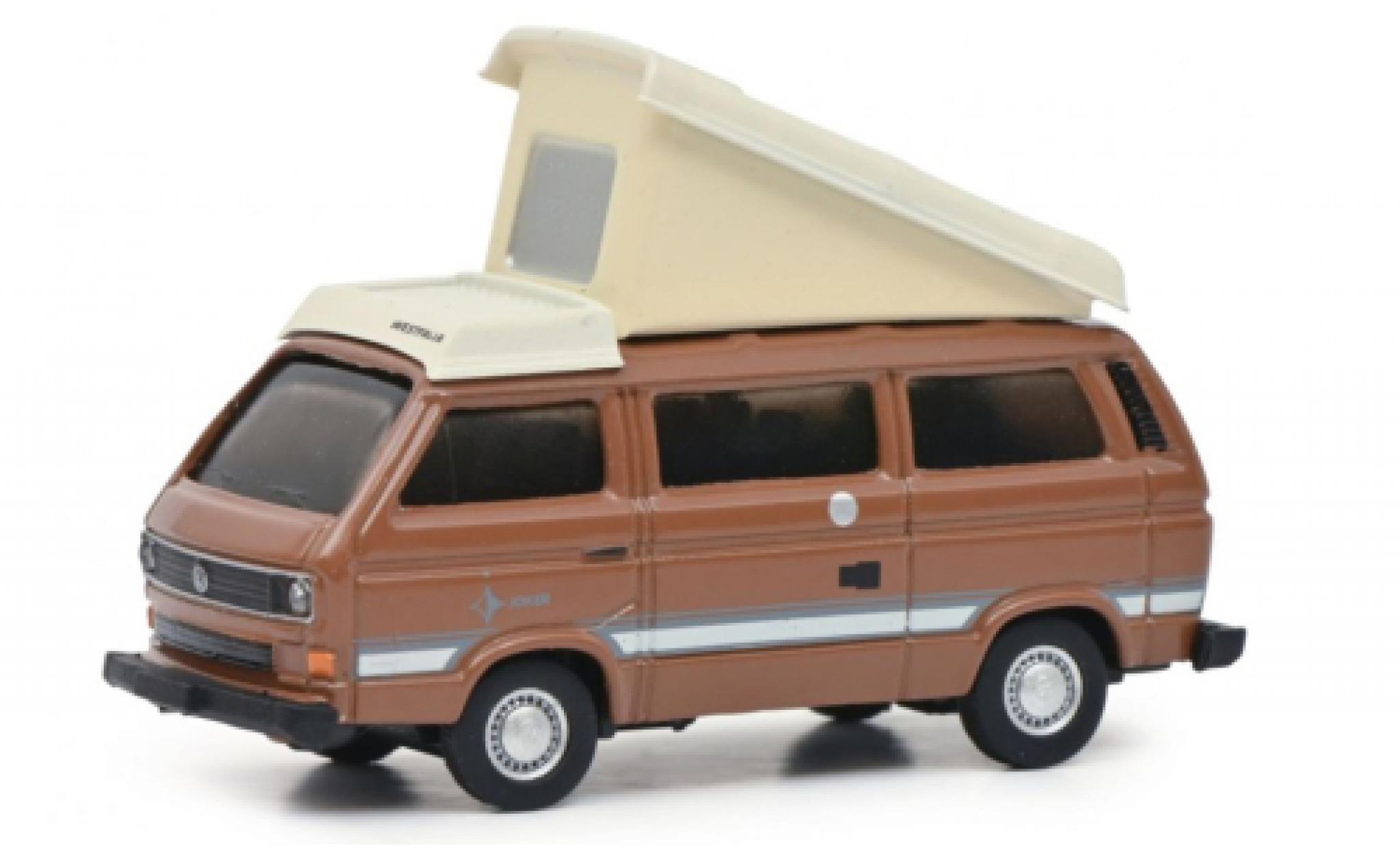 Volkswagen T3 1/87 Schuco b Joker bruin modelauto
