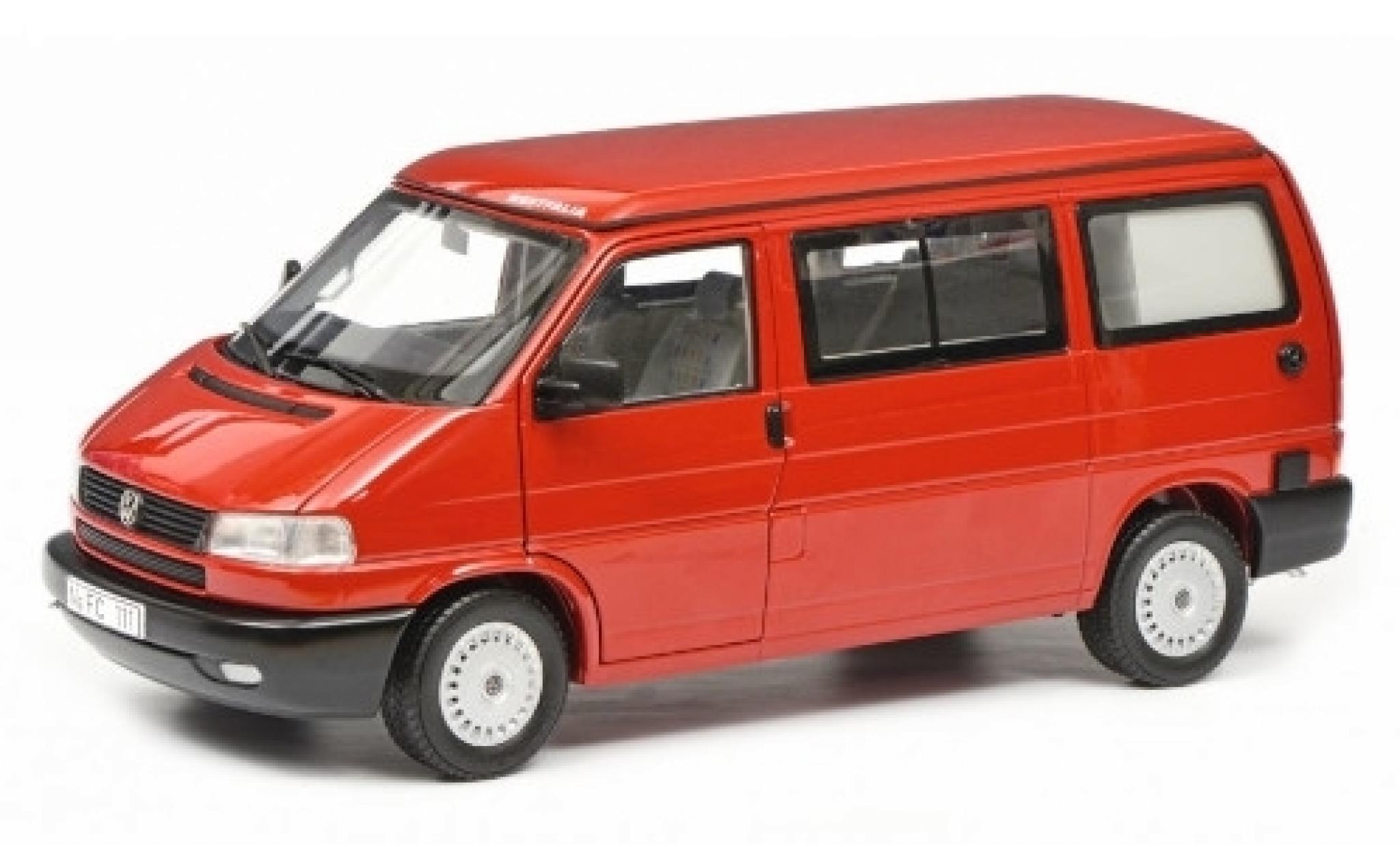 Volkswagen T4 1/18 Schuco b Westfalia Camper rood modelauto