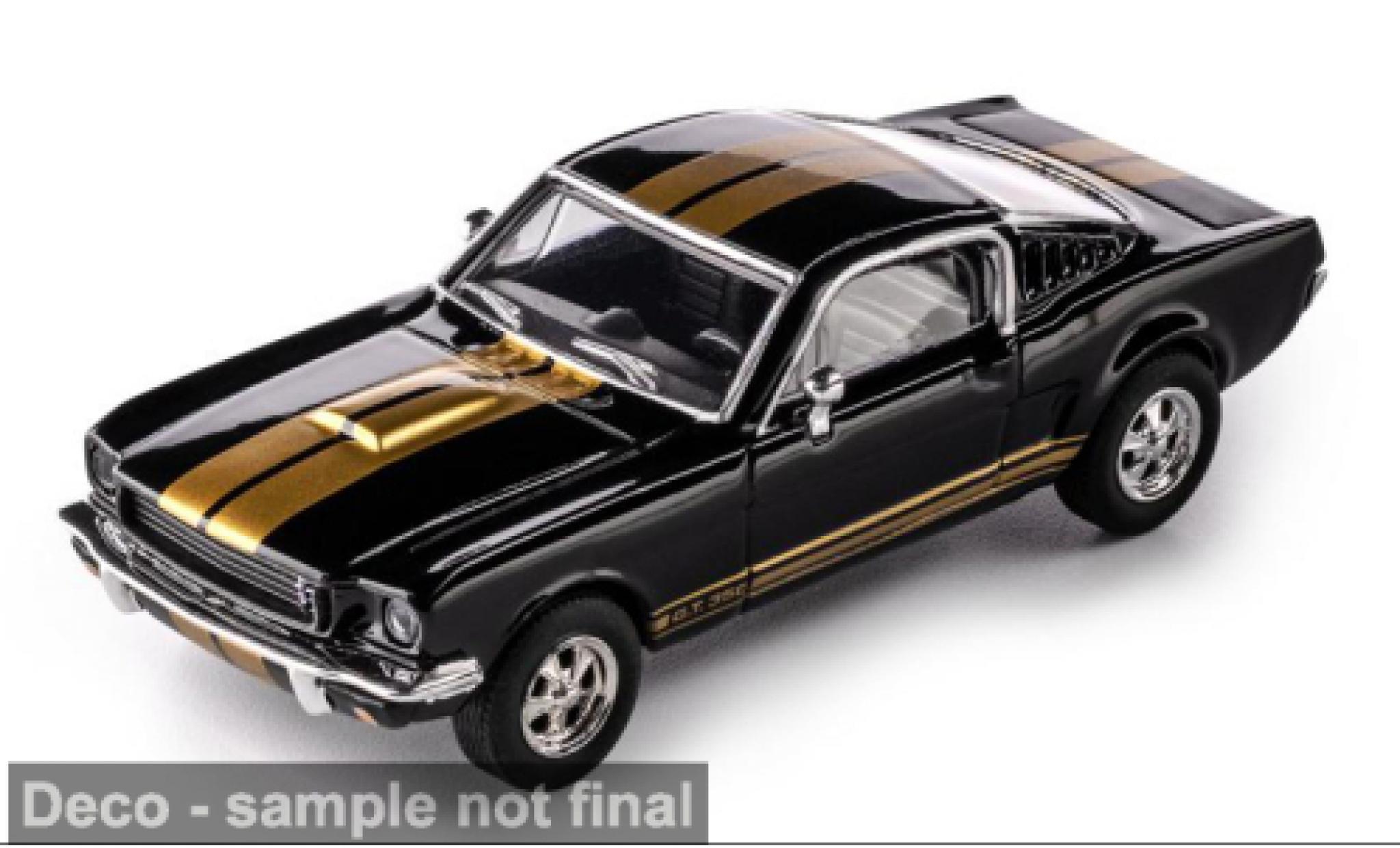 Shelby GT 1/64 Majorette 350 zwart/gold 1965 1:64 modelauto