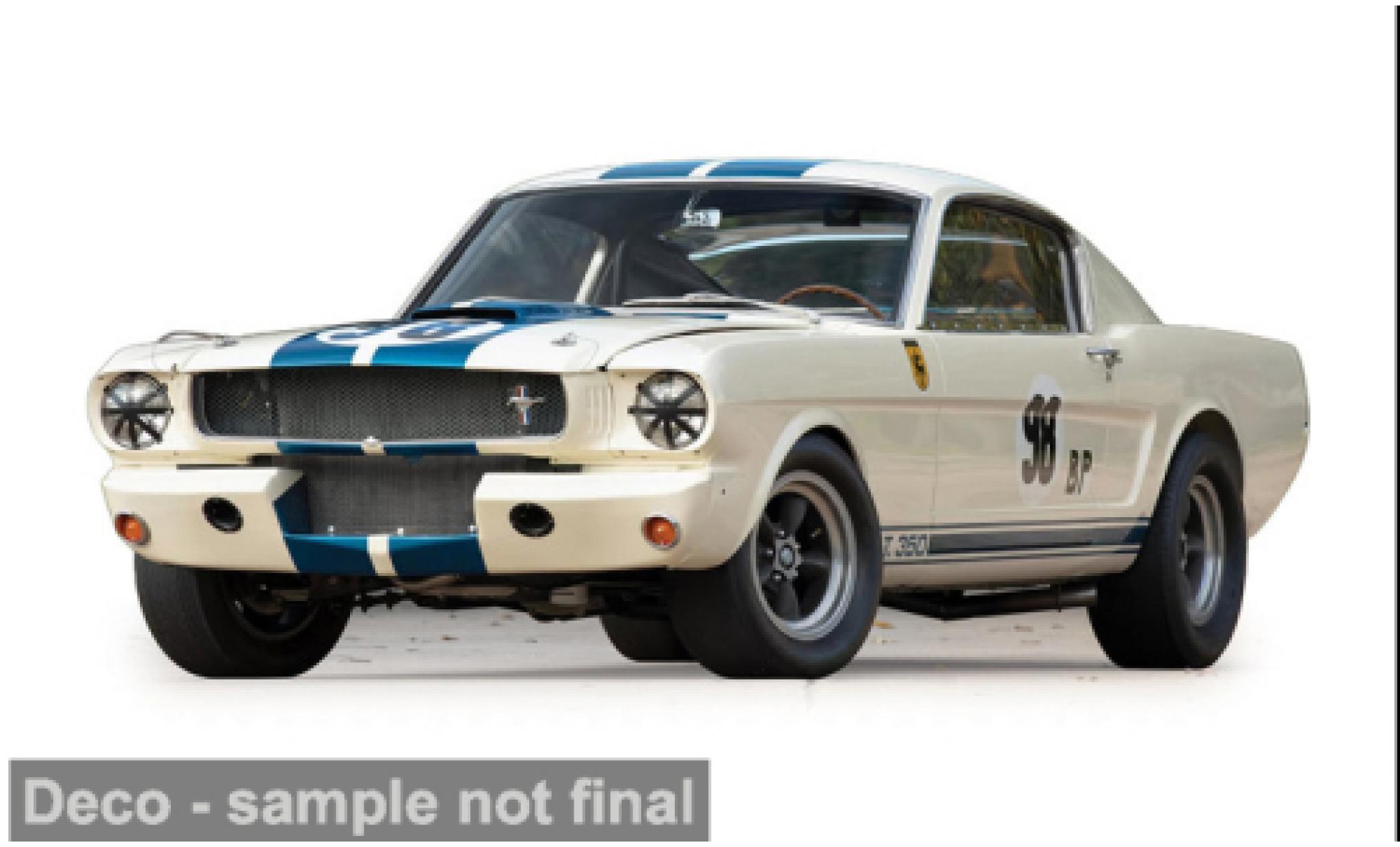 Shelby GT 1/43 IXO America 350R beige/blauw 1965 1:43 modelauto