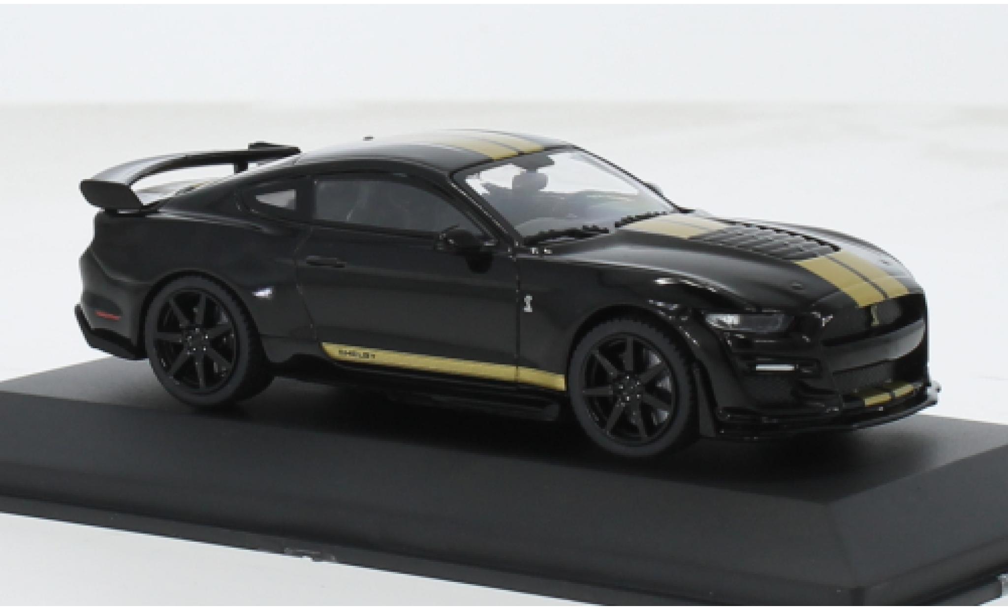 Shelby Mustang 1/43 Solido GT500 zwart 1:43 modelauto