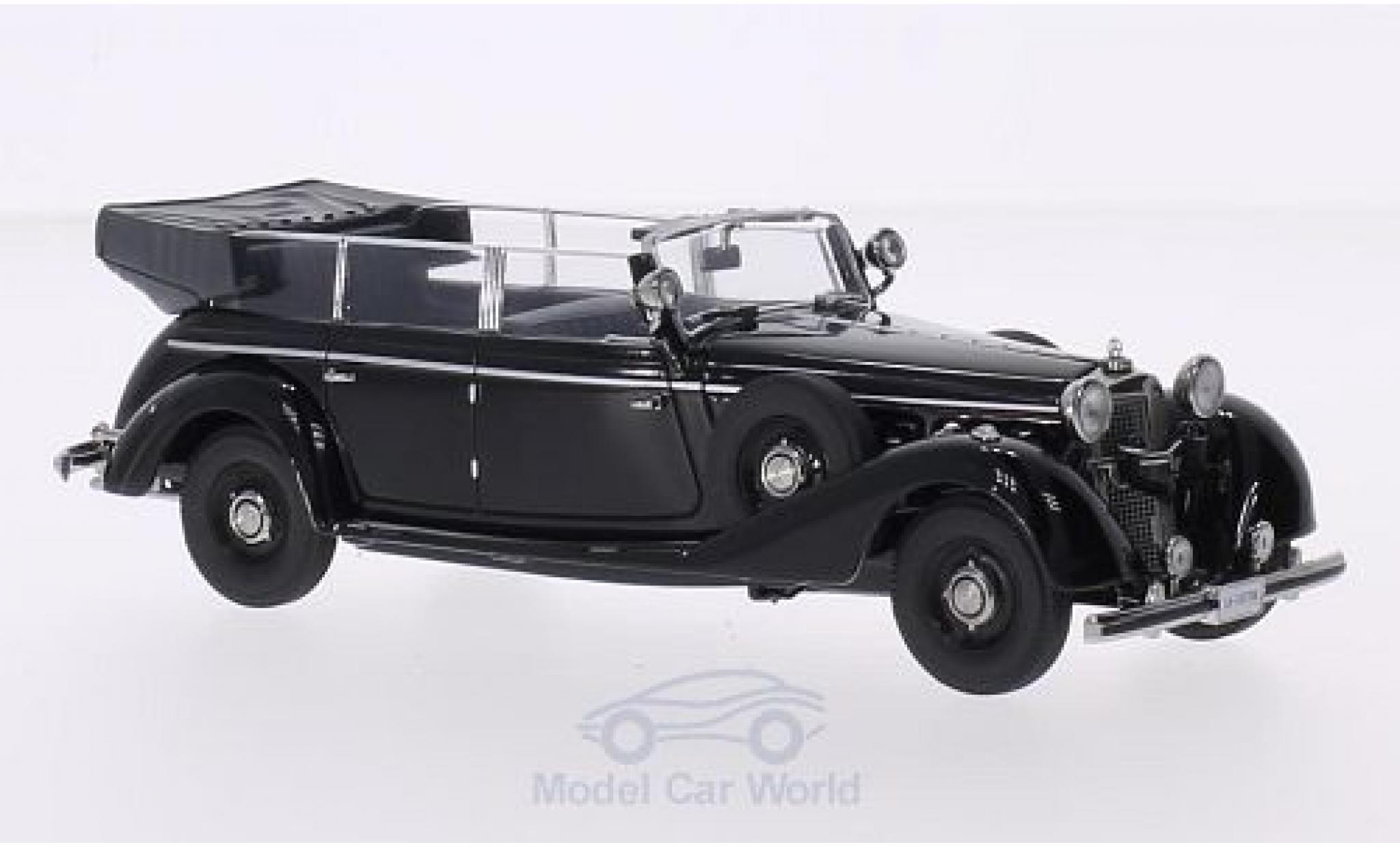 Mercedes 770 1/43 Signature Cabriolet zwart 1938 modelauto
