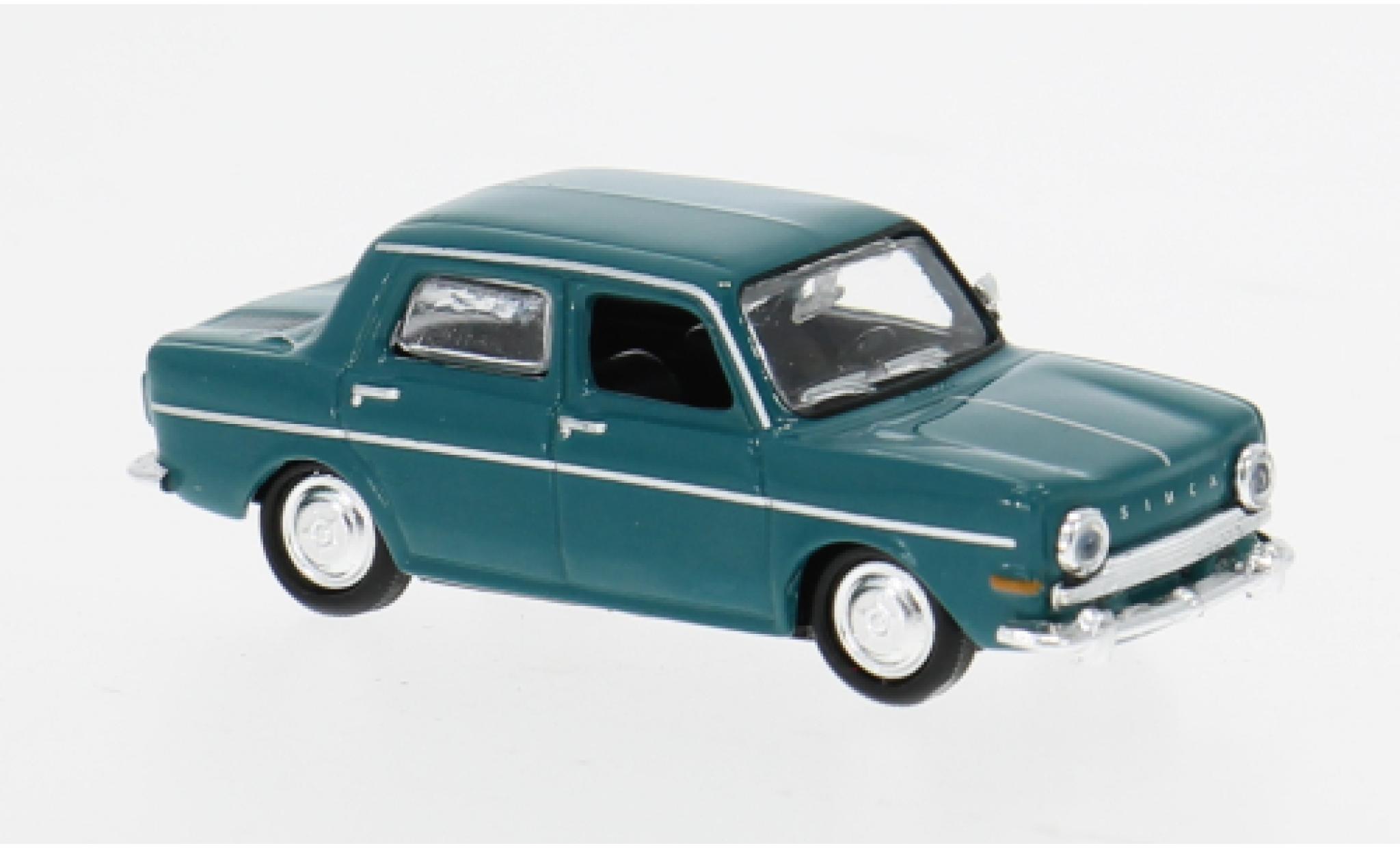 Simca 1000 1/87 Norev turquoise 1968 1:87 modelauto