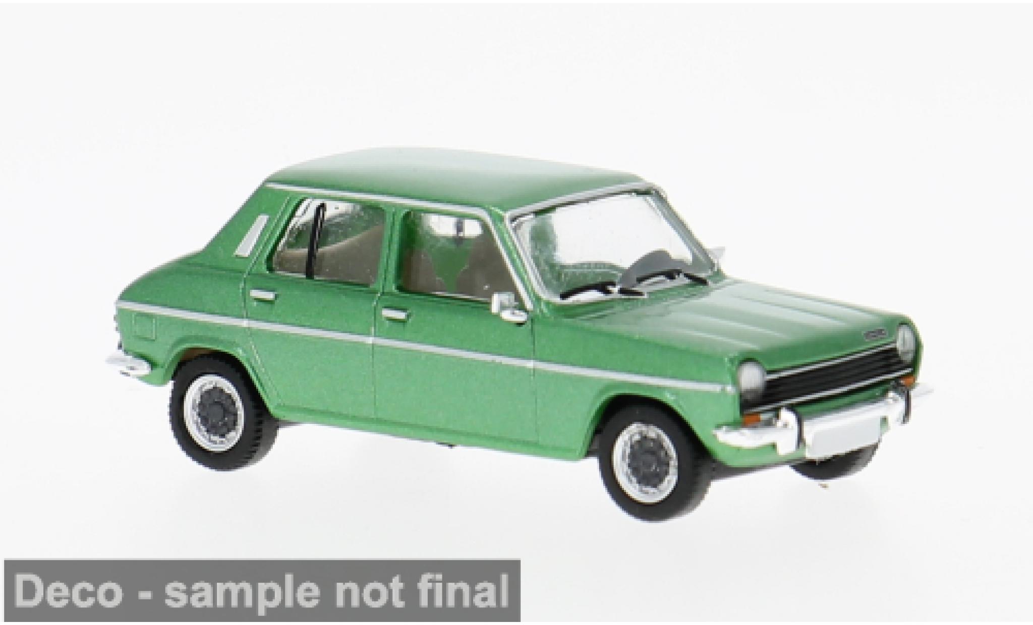 Simca 1100 1/87 PCX87 groen 1975 1:87 modelauto
