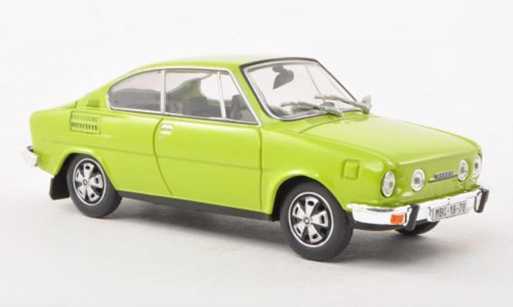 Skoda 110 1/43 Abrex R grun modelauto