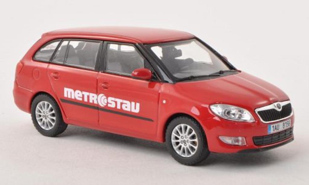 Skoda Fabia II 1/43 Abrex II Combi Metrostav modelauto