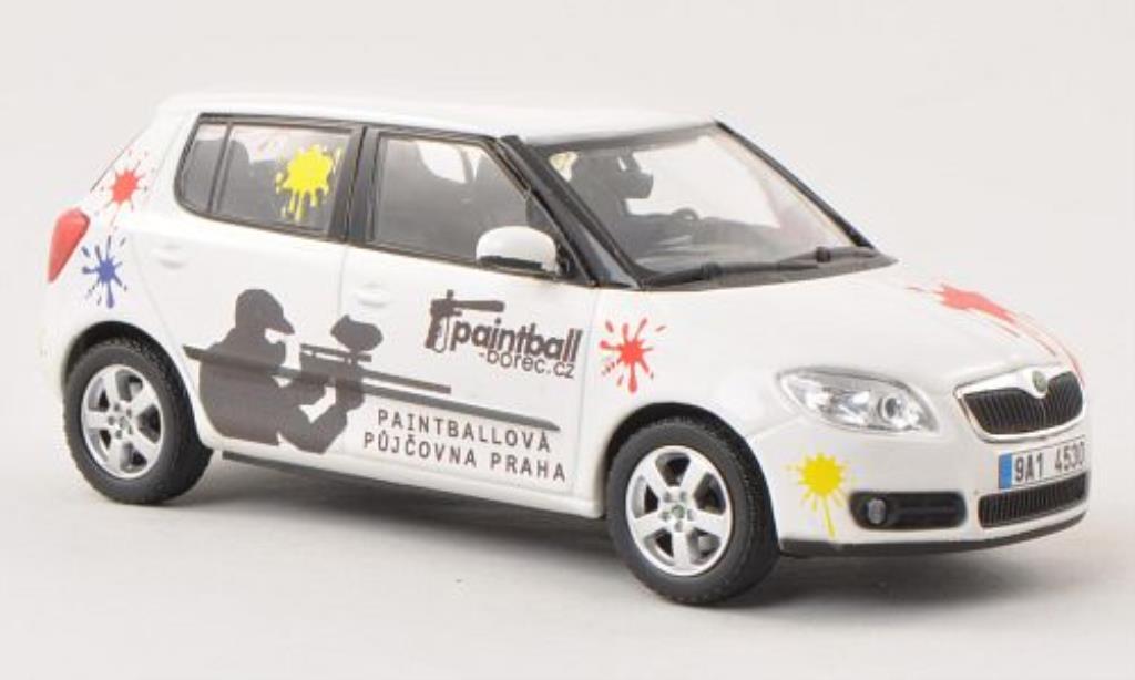 Skoda Fabia II 1/43 Abrex II Paintball Borec modelauto