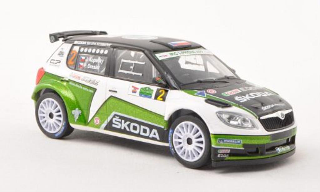Skoda Fabia S2000 1/43 Abrex S2000 No.2 Rally Irland 2012 /P.Dresler modelauto