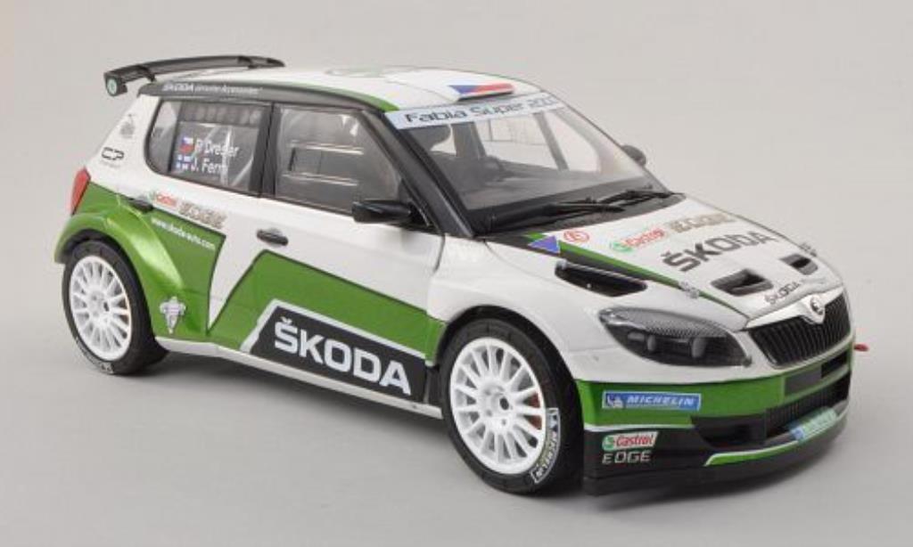 Skoda Fabia 1/18 Abrex Super 2000 Showcar Prasentationsfahrzeug 2013 modelauto