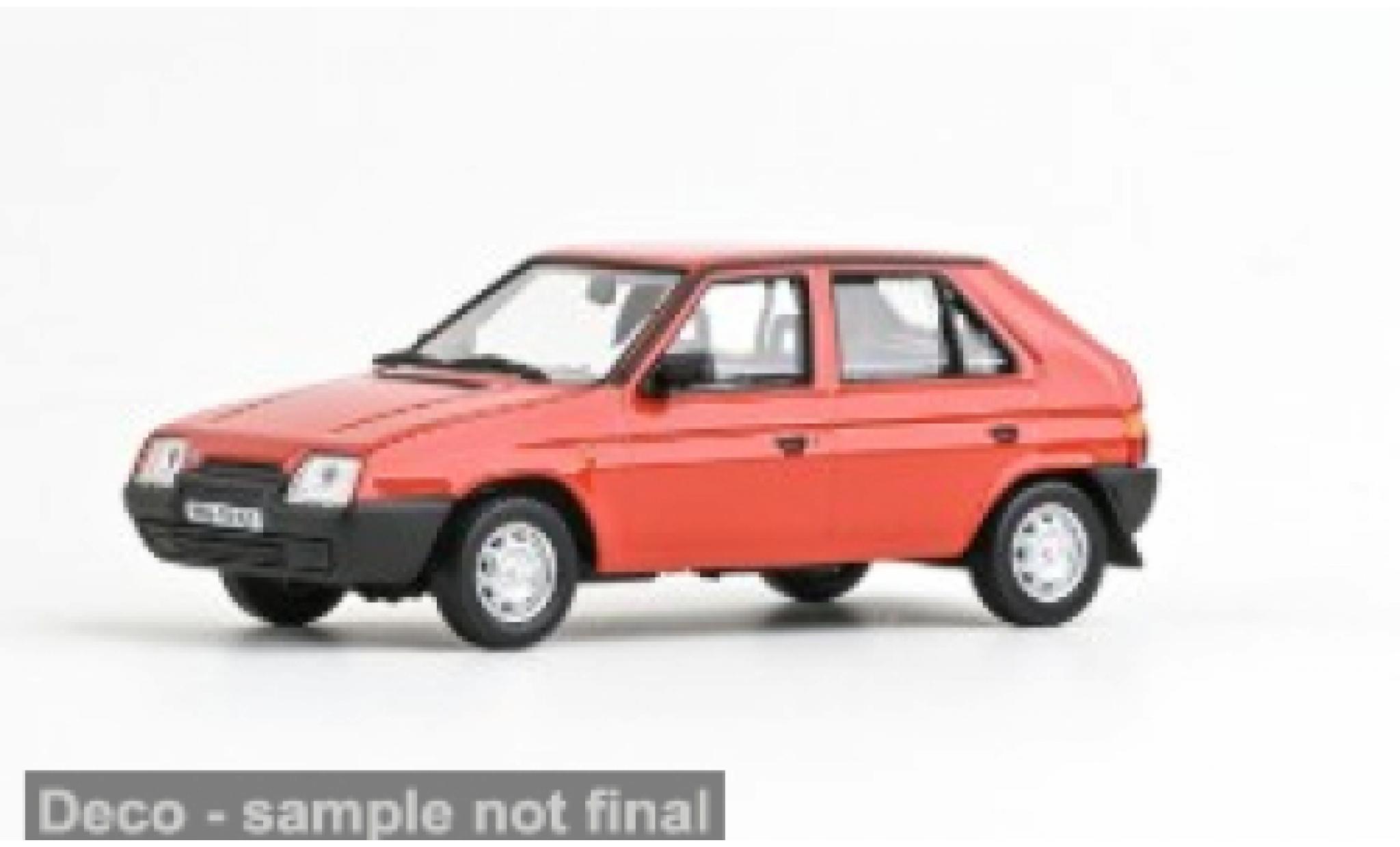 Skoda Favorit 1/43 Abrex 136L rood 1988 1:43 modelauto