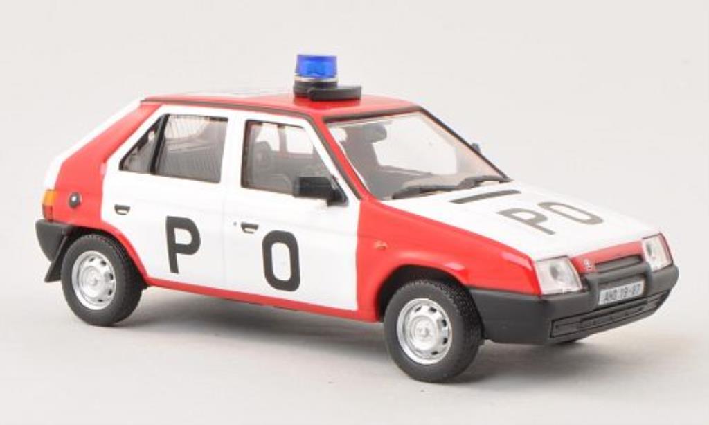 Skoda Favorit 1/43 Abrex PO (Tschecjhische Brandweer) 1987 modelauto