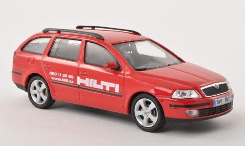 Skoda Octavia 1/43 Abrex II Combi Hilti modelauto