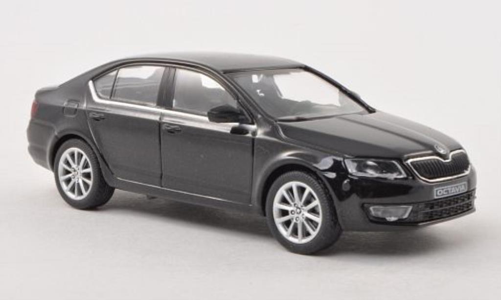 Skoda Octavia 1/43 Abrex III zwart 2013 modelauto