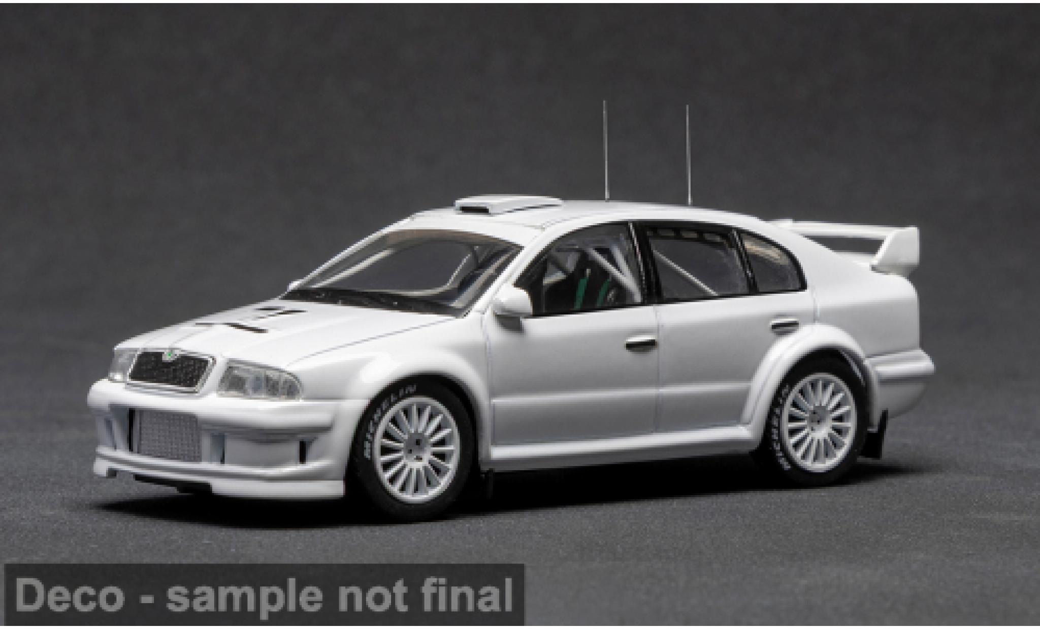 Skoda Octavia 1/43 IXO WRC wit 2001 1:43 modelauto