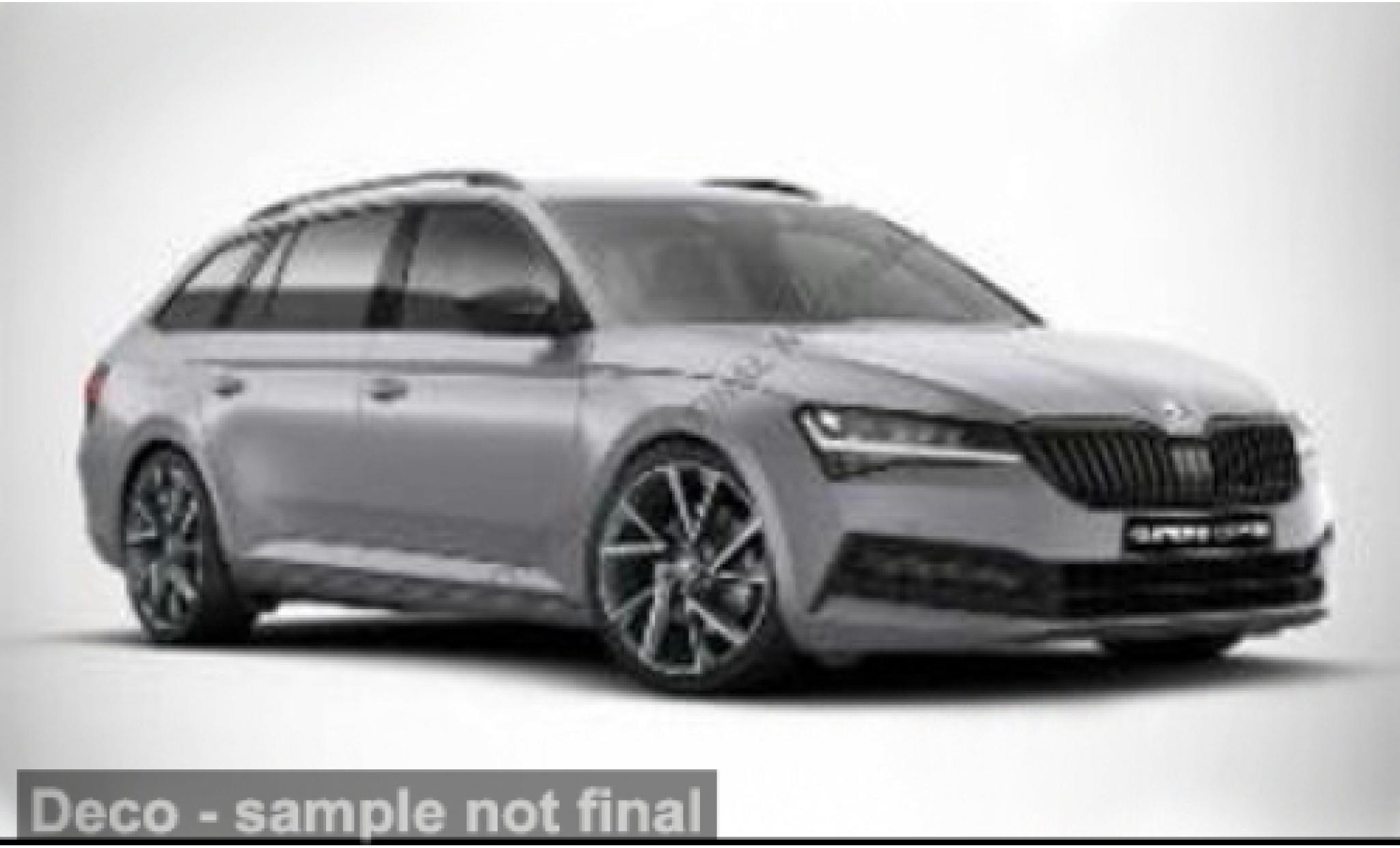 Skoda Superb 1/18 Solido grijs 1:18 modelauto