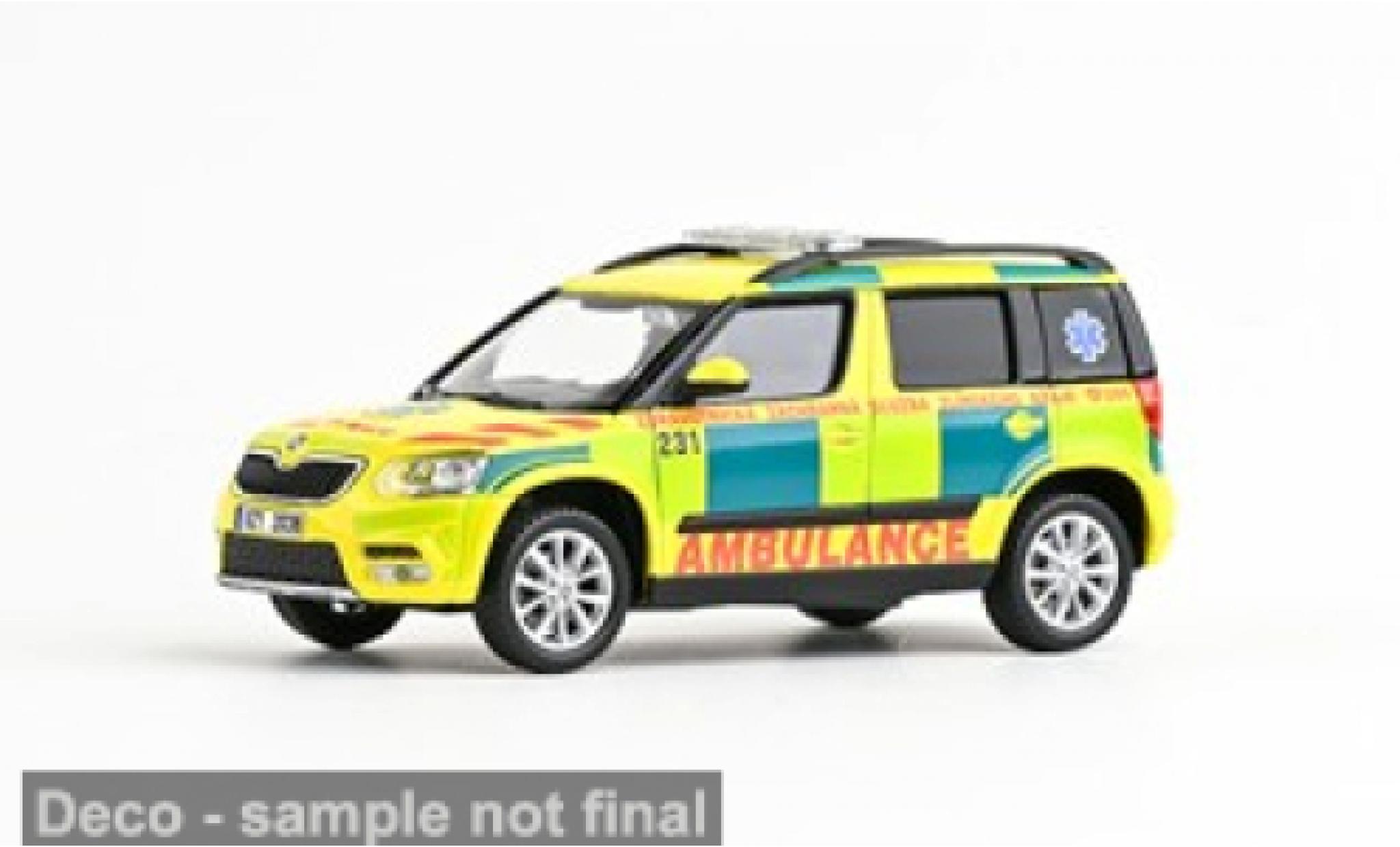 Skoda Yeti 1/43 Abrex FL 2013 EMS Of Zlin Region #231 1:43 modelauto