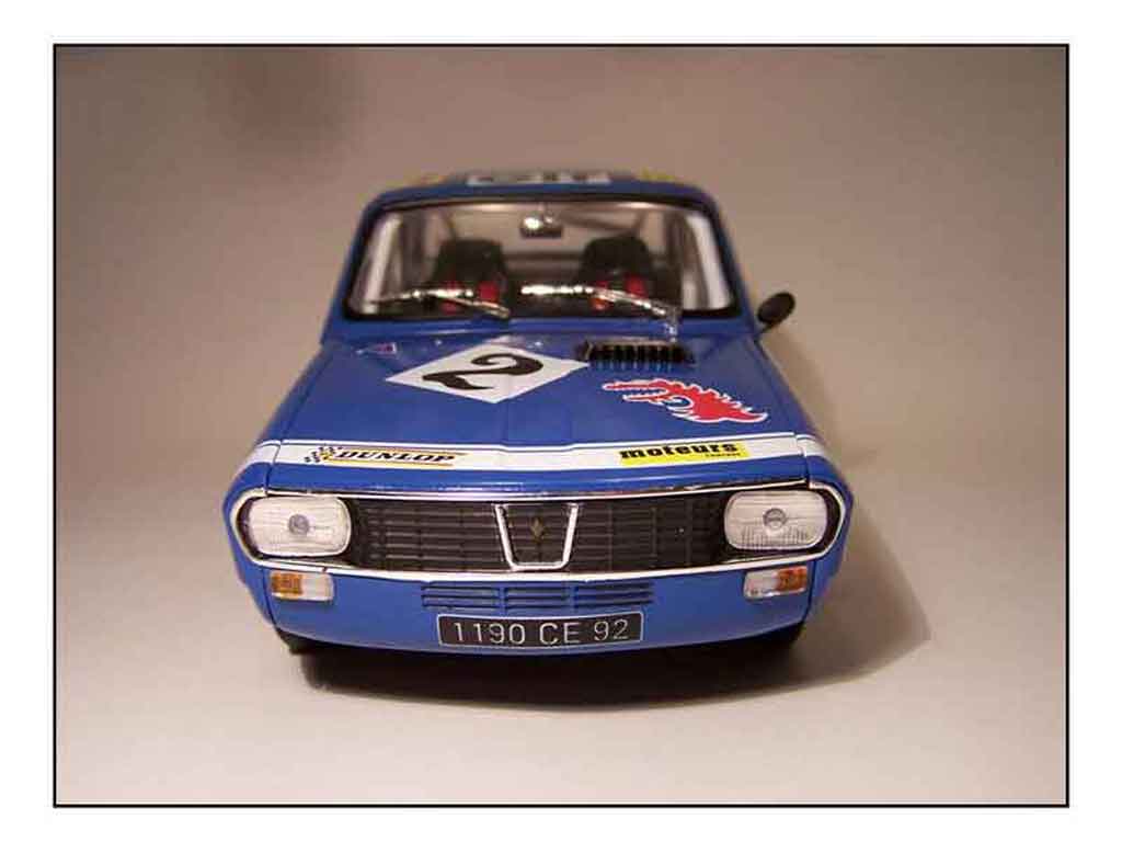 Renault 12 Gordini rallye preparee 1/18 Solido