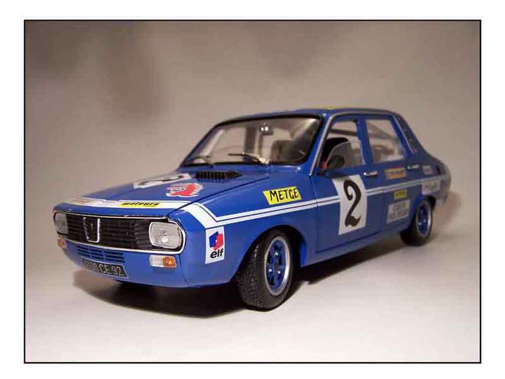 Renault 12 Gordini 1/18 Solido Gordini rallye preparee modelauto