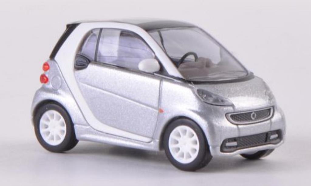 Smart ForTwo coupe 1/87 Busch Fortwo coupe grijs 2012 modelauto