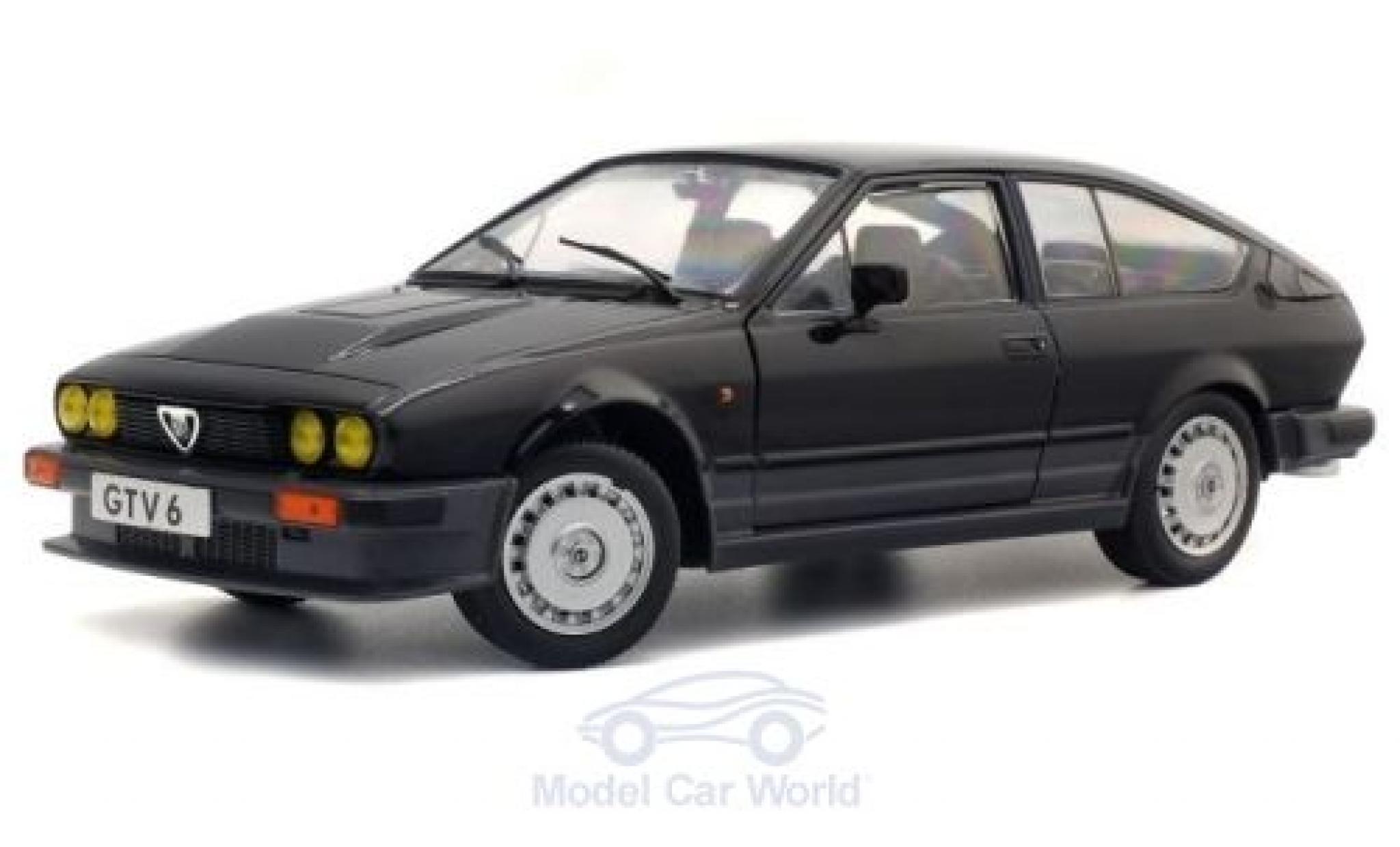 Alfa Romeo GT 1/18 Solido V6 zwart 1984 modelauto