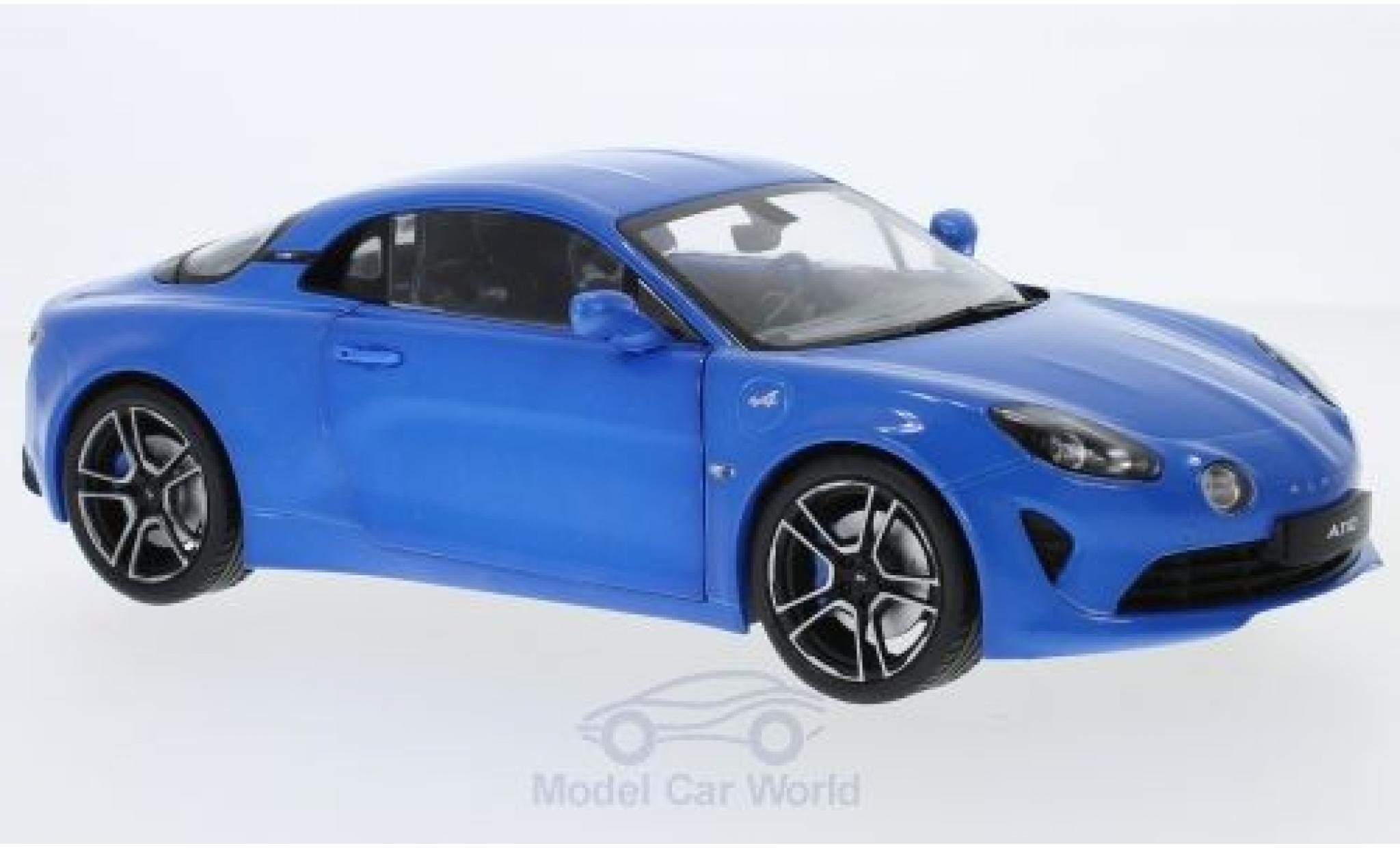 Alpine A110 1/18 Solido metallic blauw 2017 modelauto