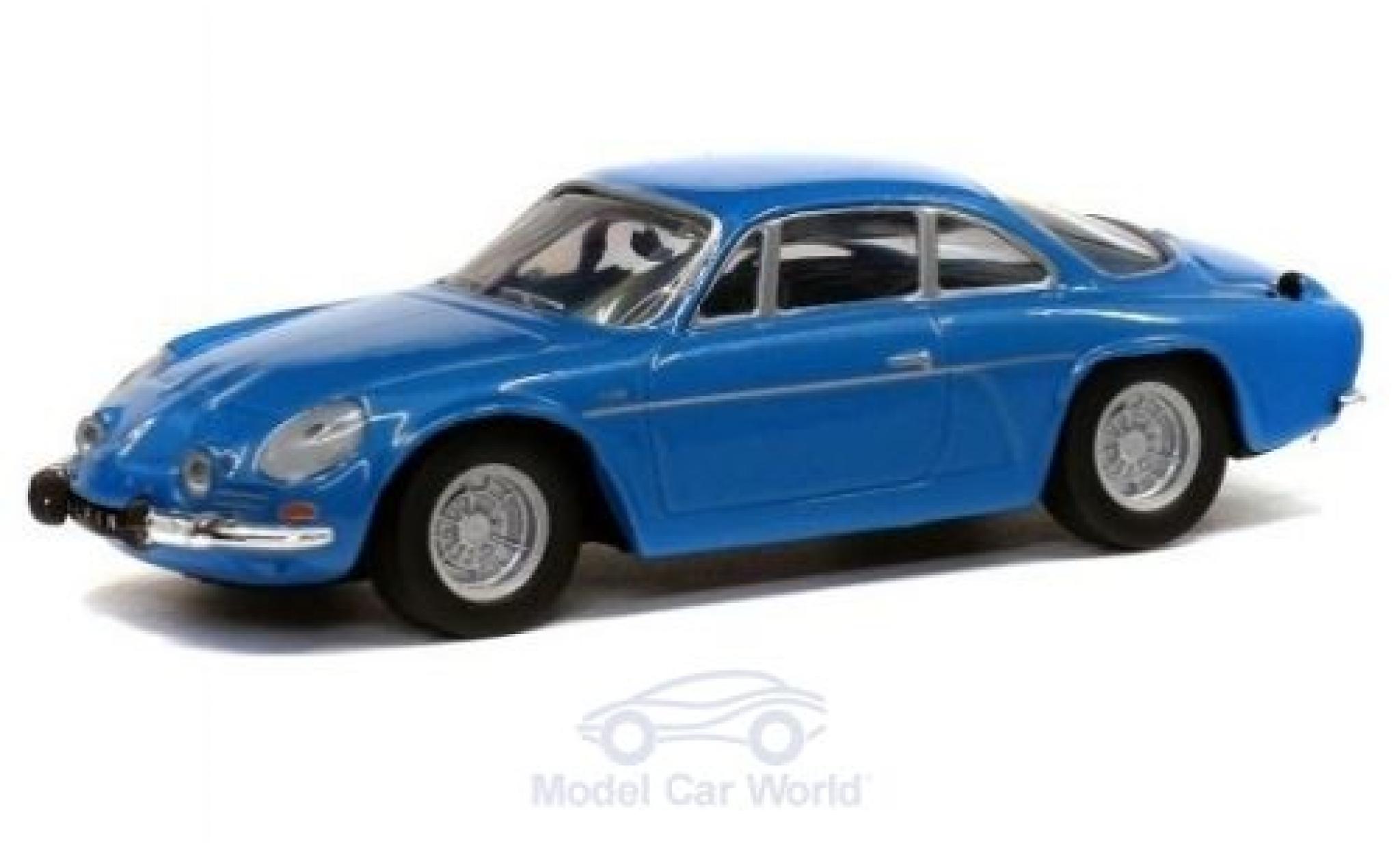 Alpine A110 1/43 Solido Renault metallic blauw 1973 modelauto