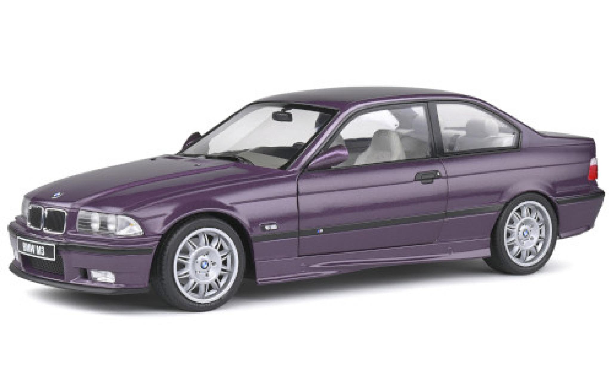 Bmw M3 1/18 Solido (E36) metallic paarsee 1994 modelauto