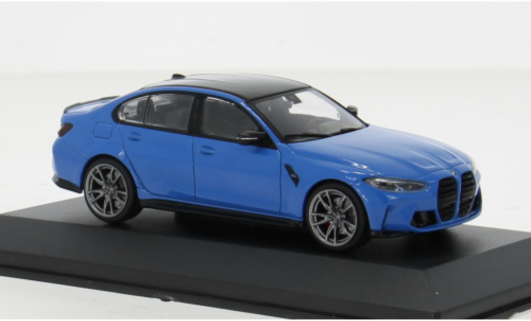 Bmw M3 1/43 Solido (G80) blauw 2023 1:43 modelauto
