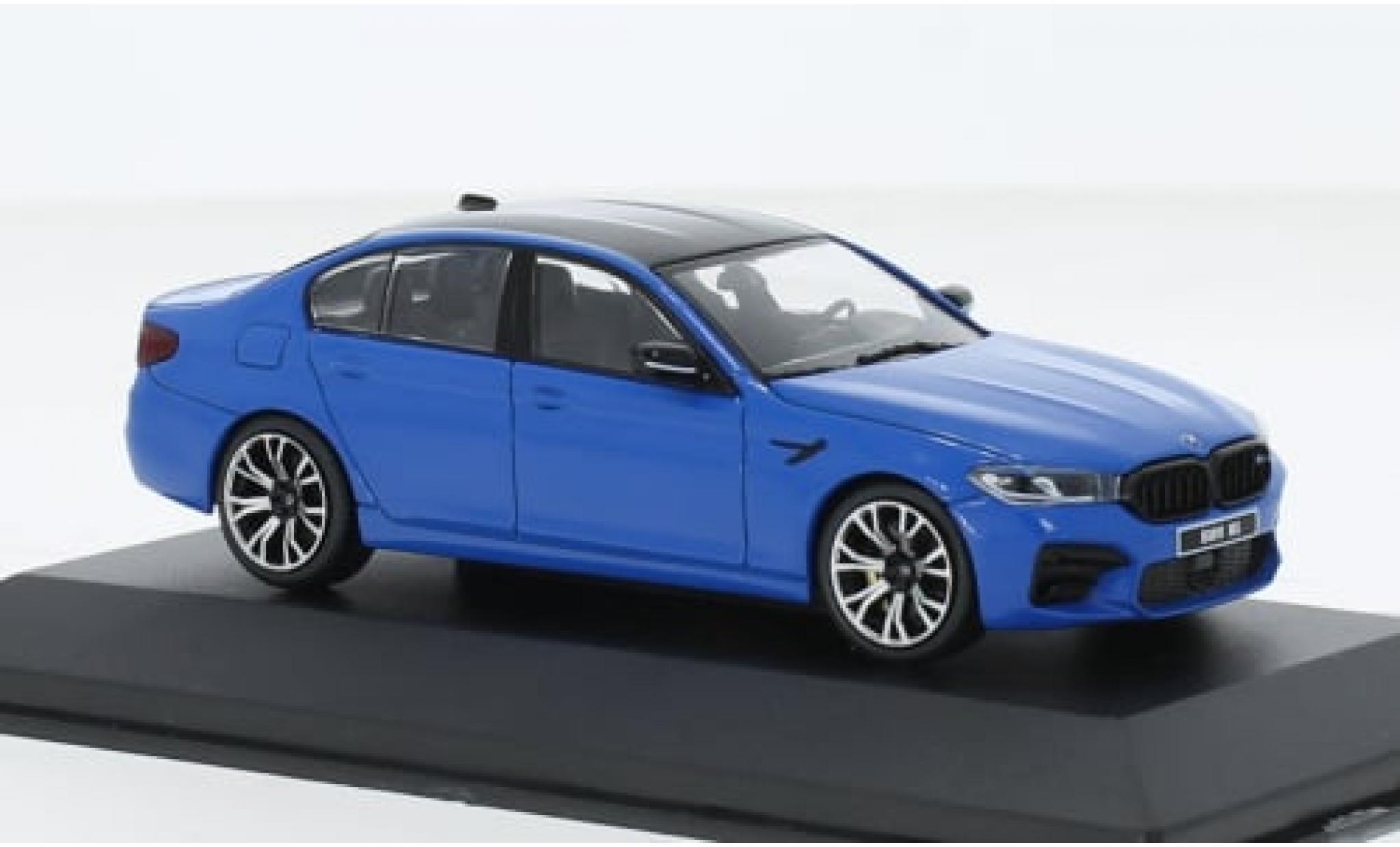 Bmw M5 1/43 Solido (F90) Competition blauw 1:43 modelauto