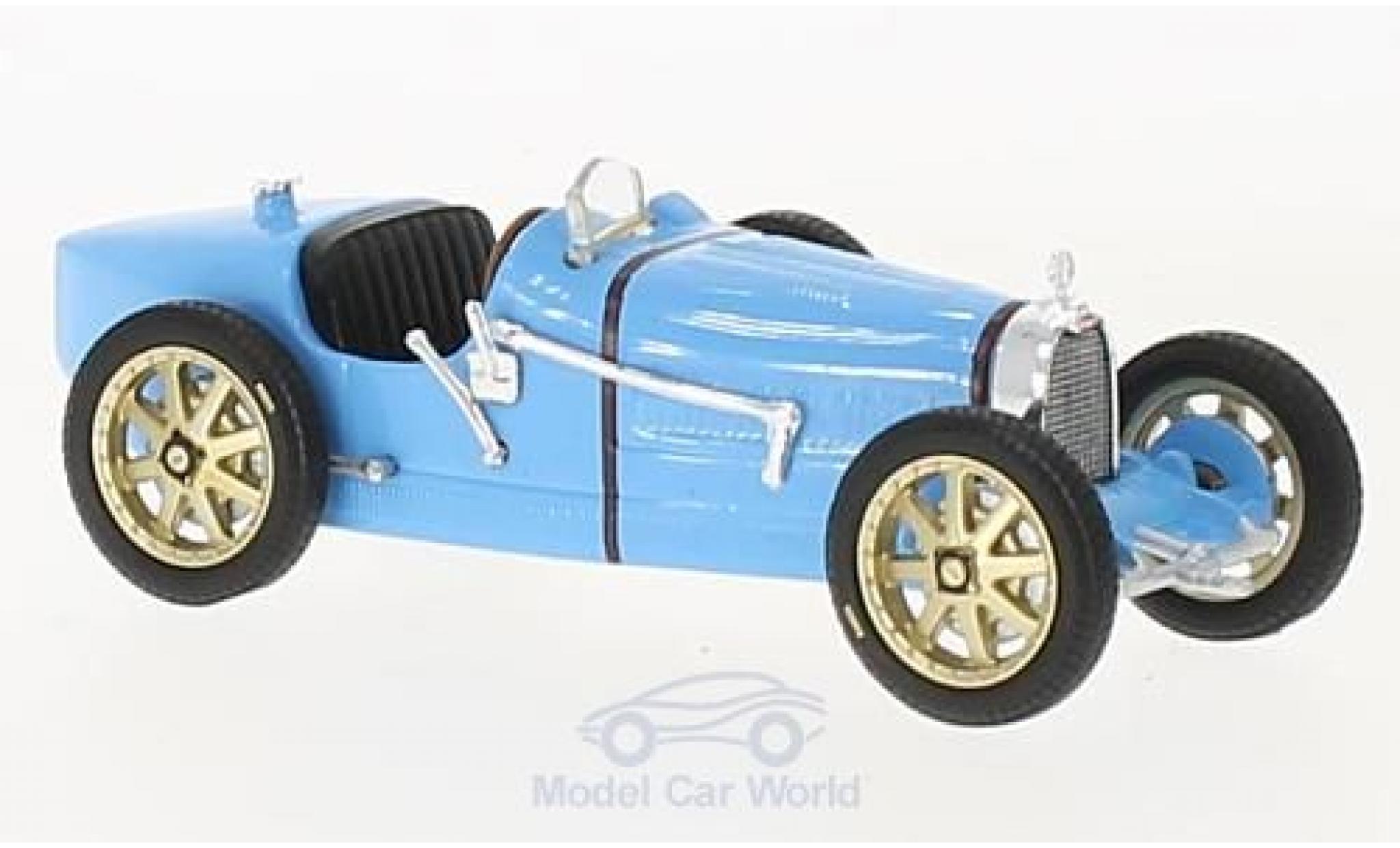Bugatti 35 1/43 Solido TB blauw RHD 1928 modelauto