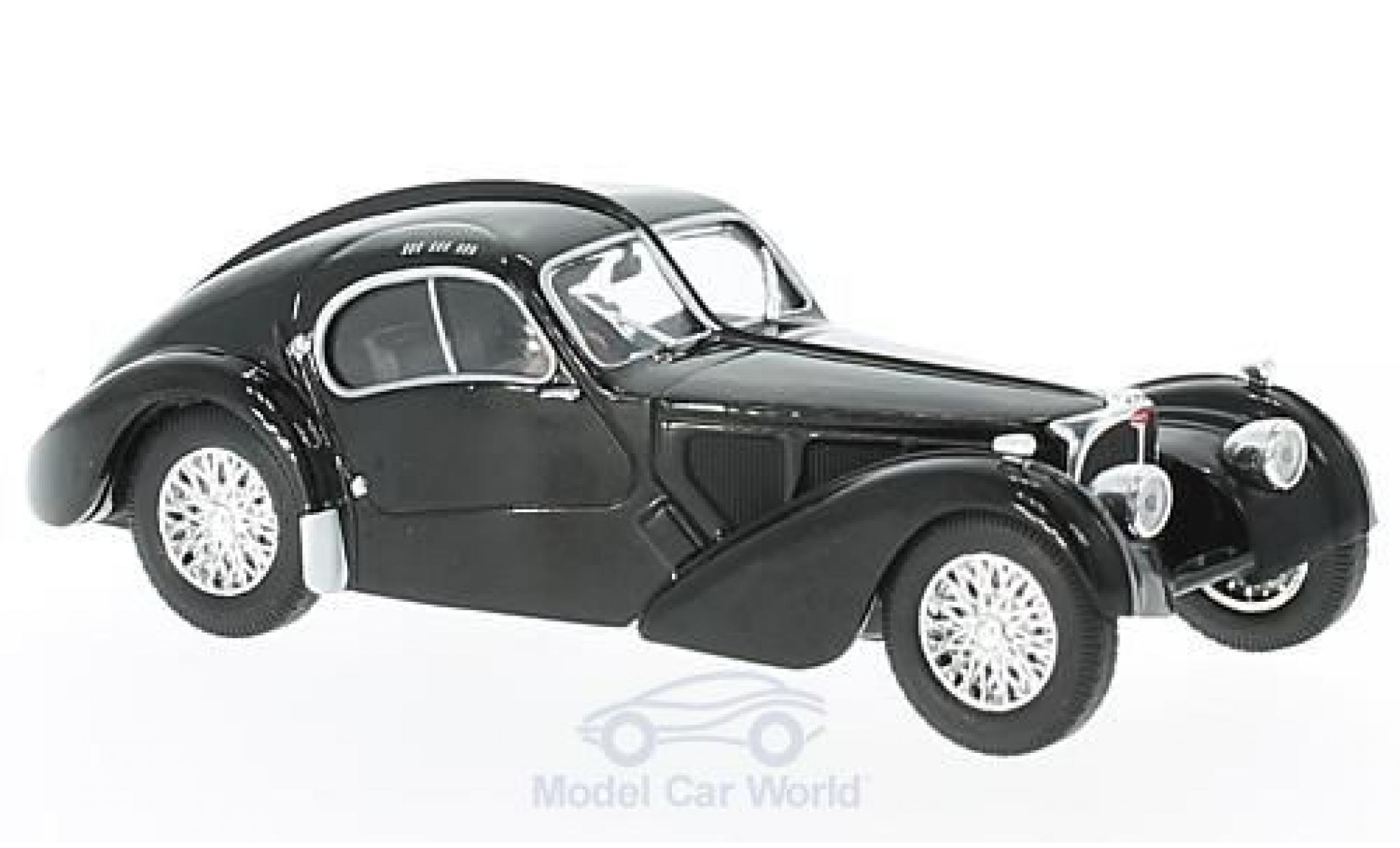 Bugatti 57 SC 1/43 Solido Typ SC Atlantic zwart RHD modelauto