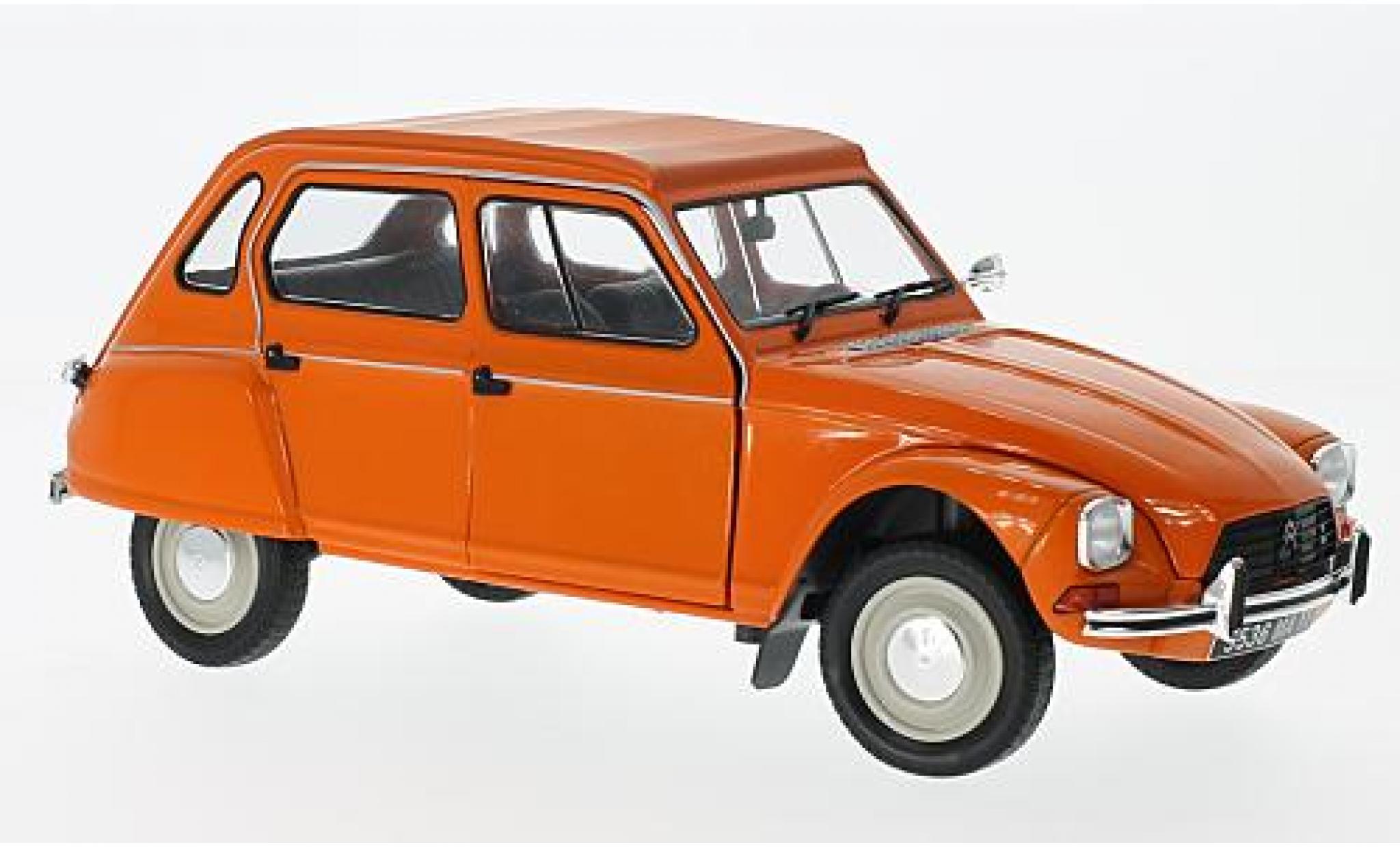 Citroen Dyane 1/18 Solido 6 oranje 1967 modelauto