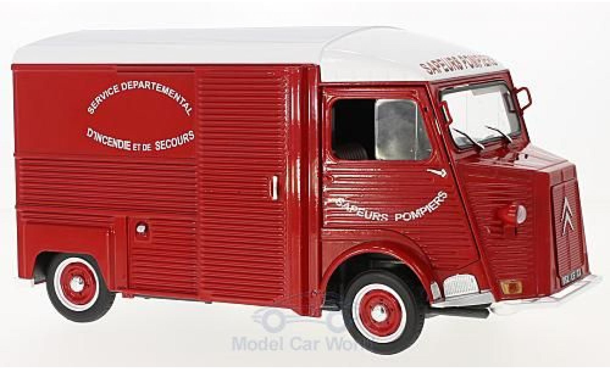 Citroen HY 1/18 Solido 1969 Brandweer (F) modelauto