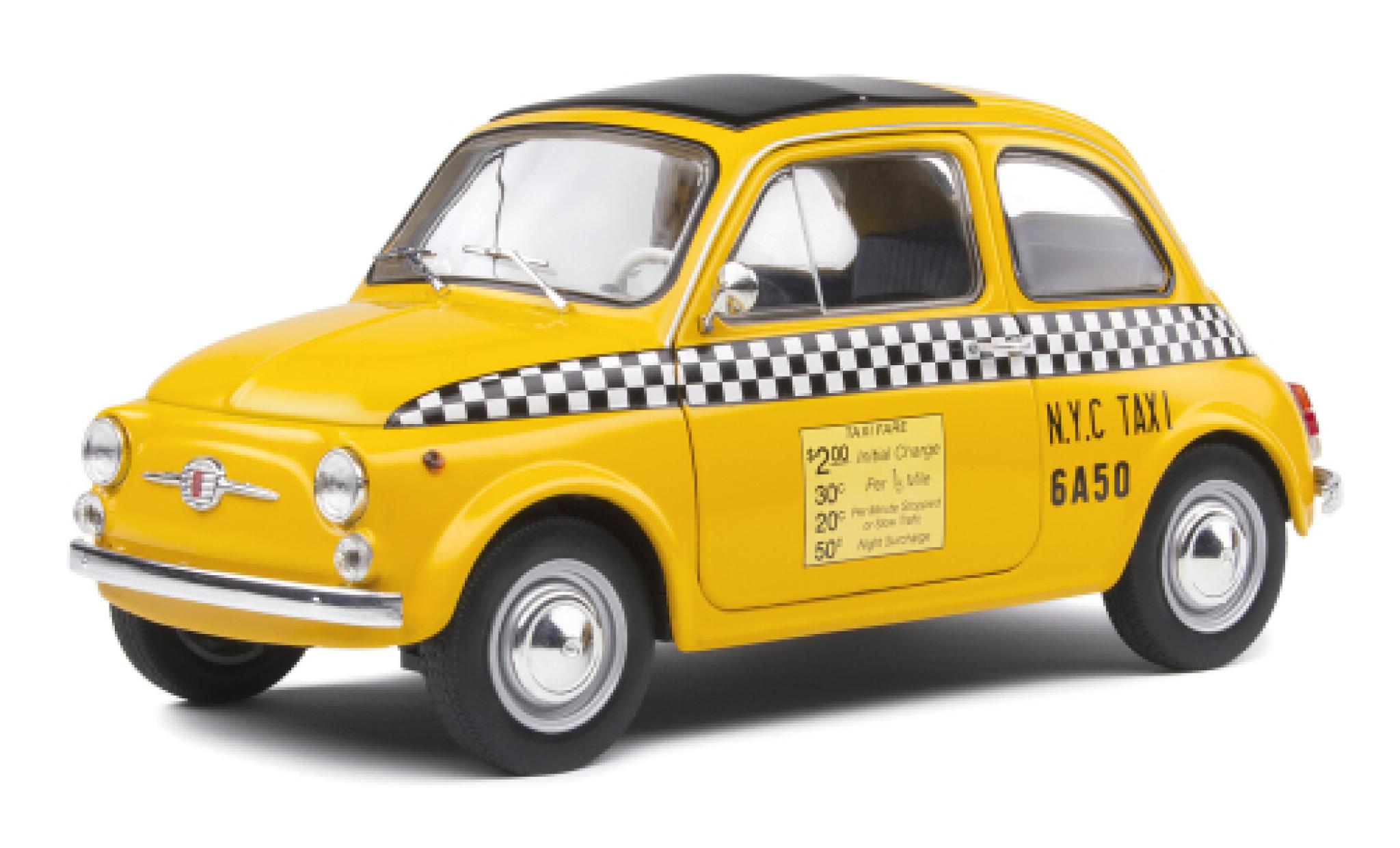 Fiat 500 1/18 Solido L NYC Taxi 1965 modelauto