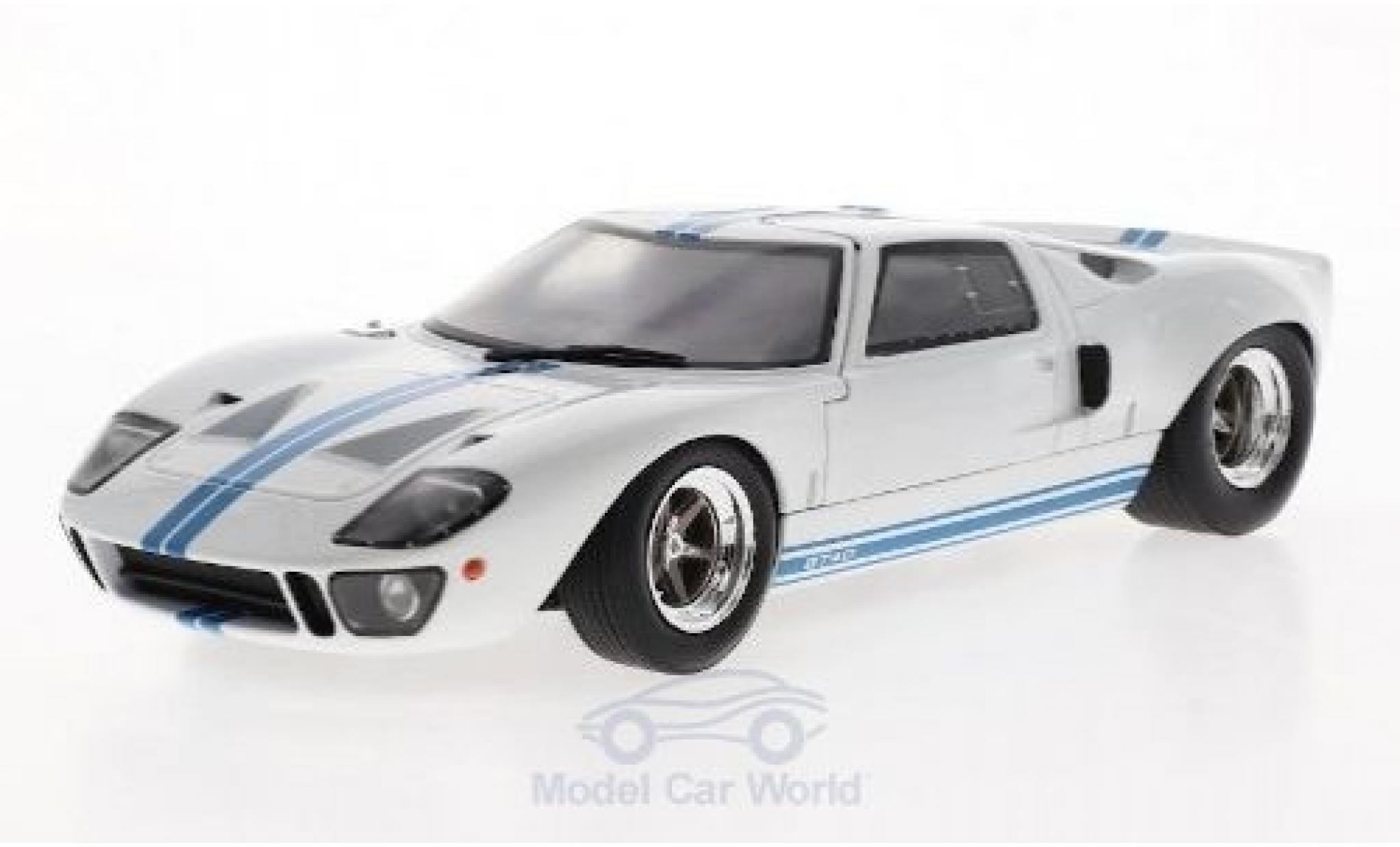 Ford GT40 1/18 Solido MK I wit/blauw 1968 modelauto