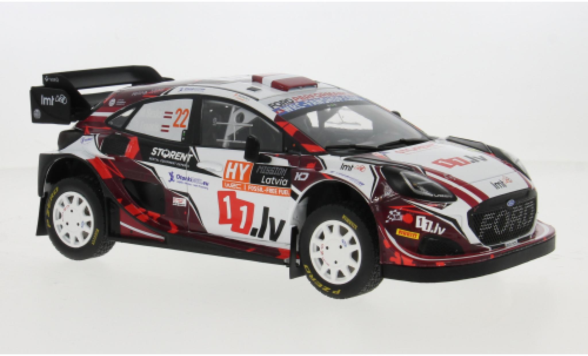 Ford Puma 1/18 Solido Rally 1 Hyprid #22 1:18 modelauto